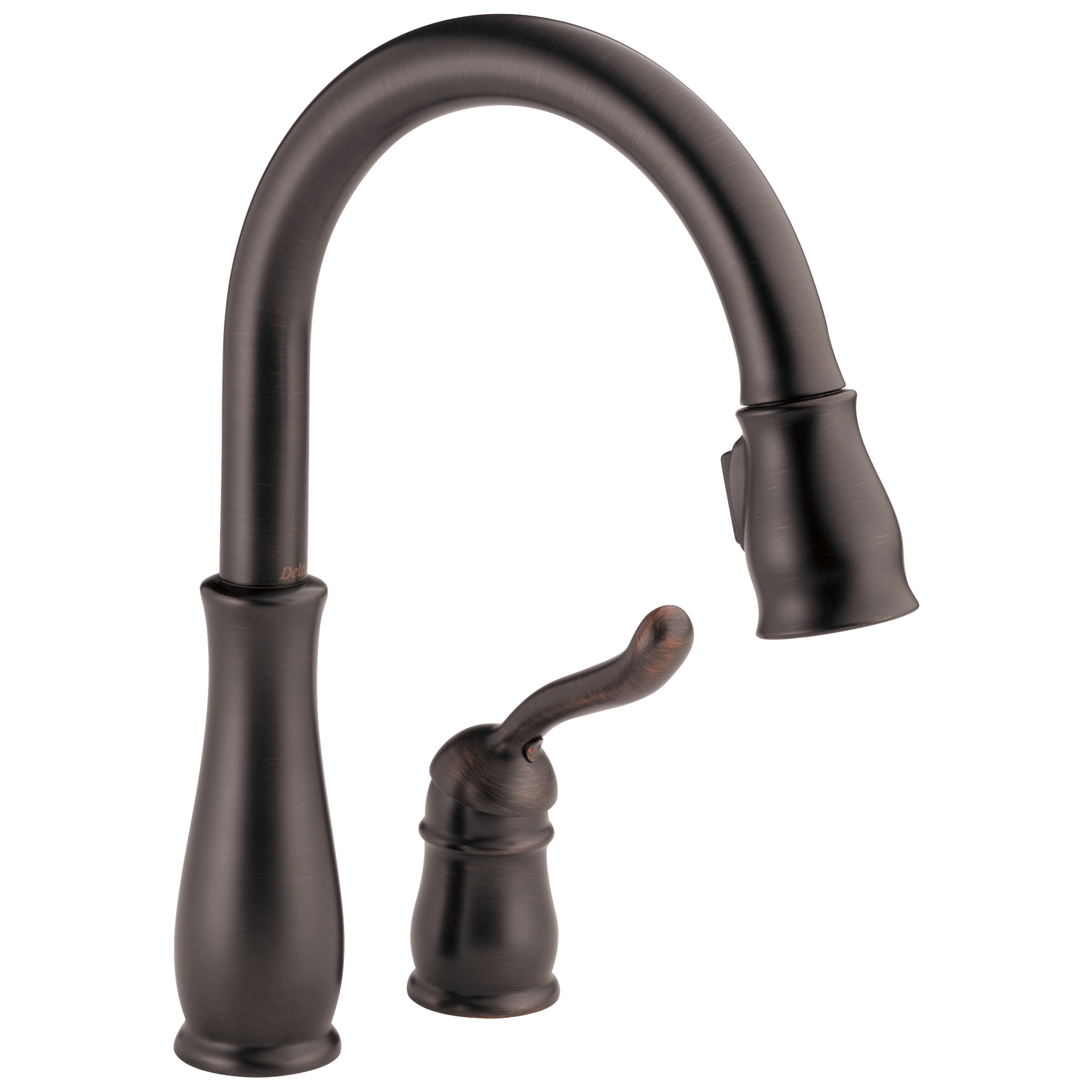 Delta 978-RBWE-DST Leland Venetian Bronze Single Handle Pull-down Kitchen Faucet with Sprayer