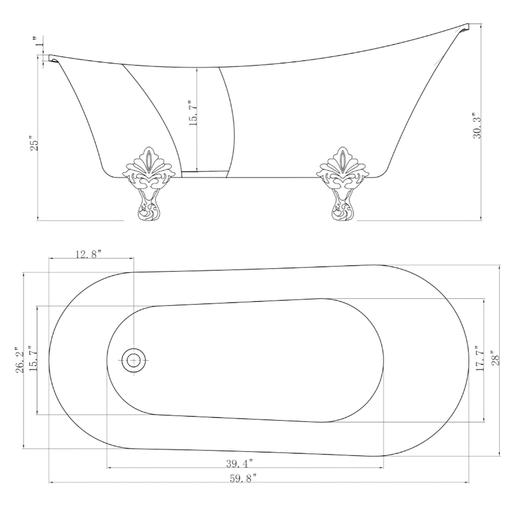 AKDY BT0158-23 bathtubs - View #8