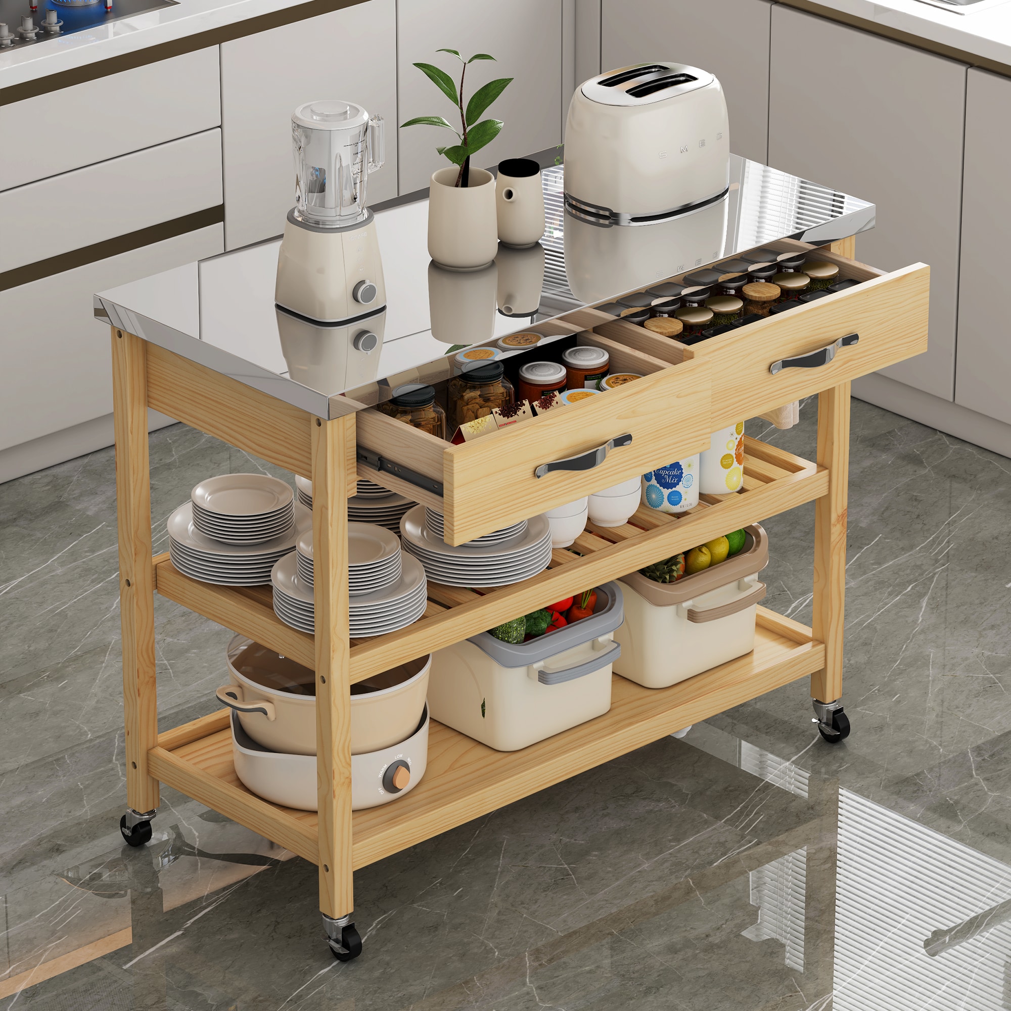 Damerin ZQ-DS-F23 Free-Standing-Shelving - View #7