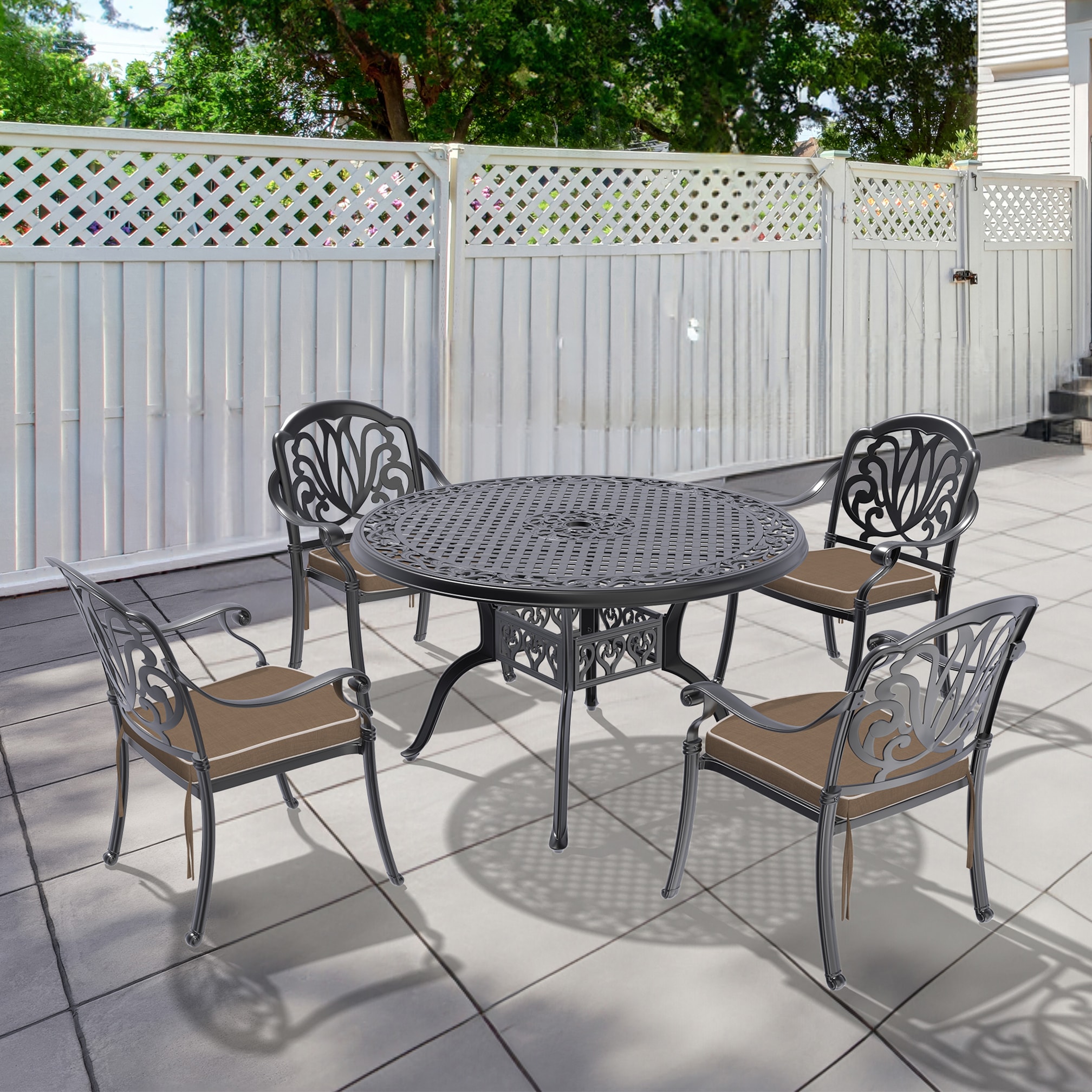Kahomvis NICE-QP1092-133 Patio-Dining-Sets - View #2