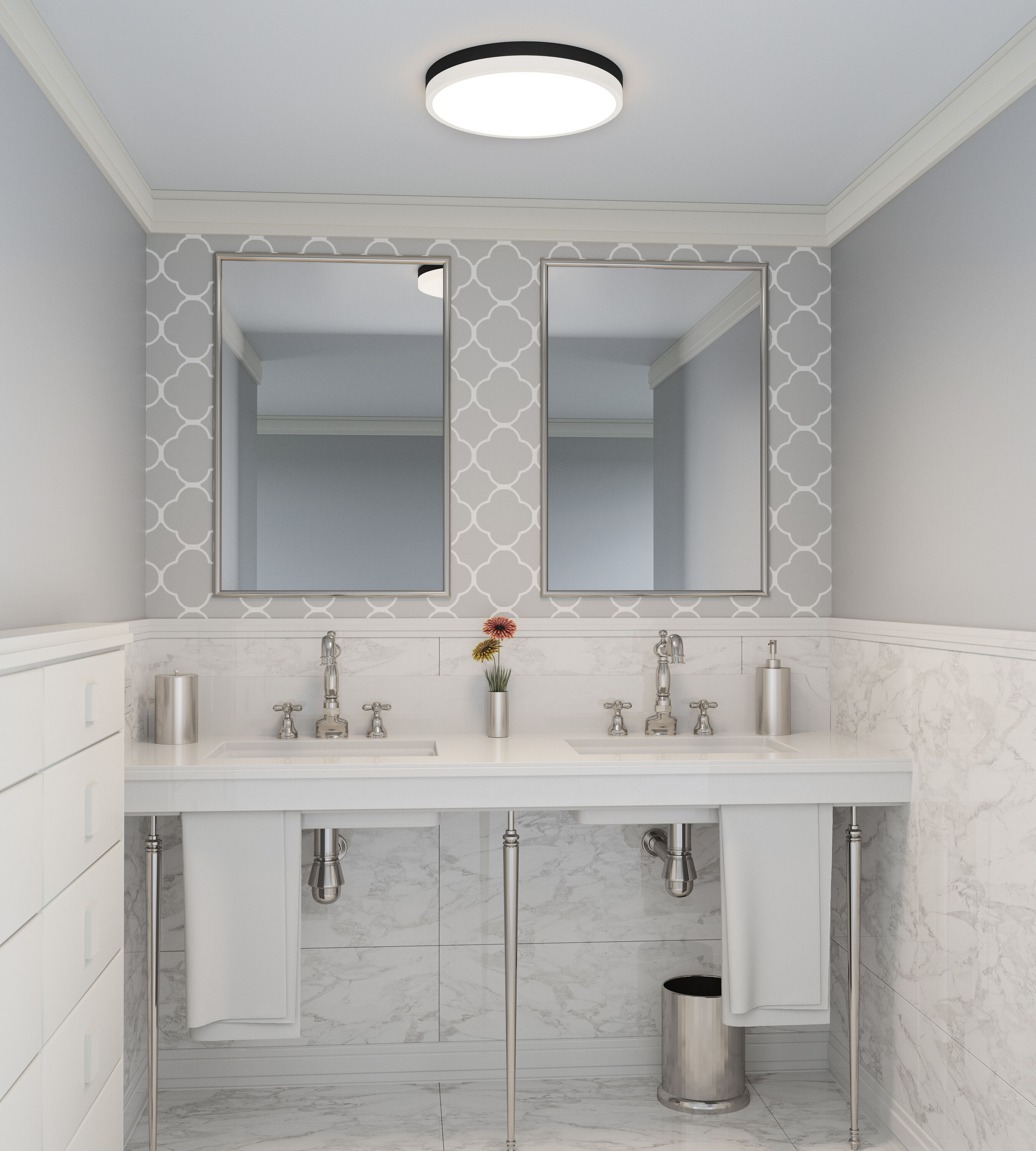 Quoizel WLN1615MBKW flushmounts - View #6