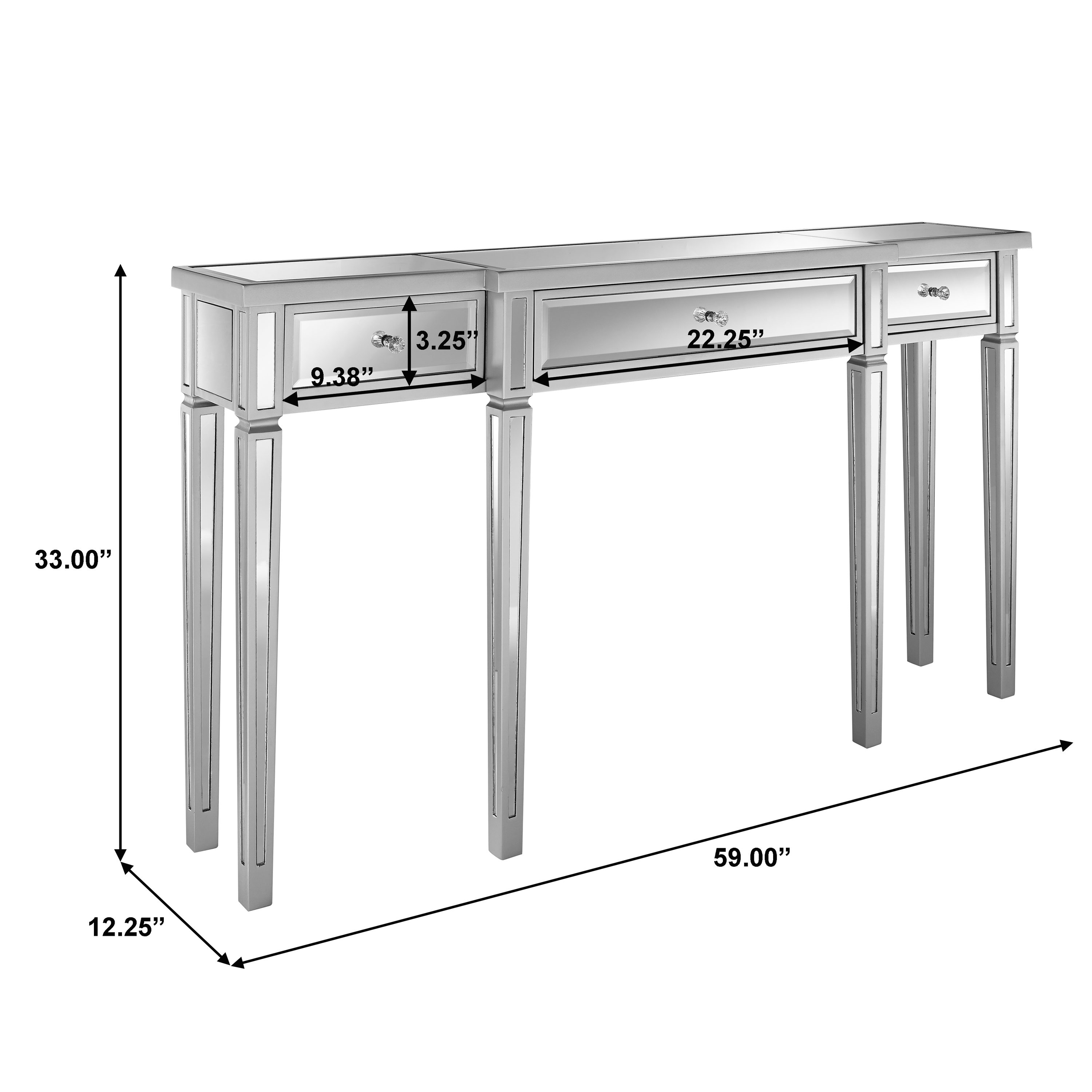 HomeFare DS-2255-700 Console-Sofa-Tables - View #5