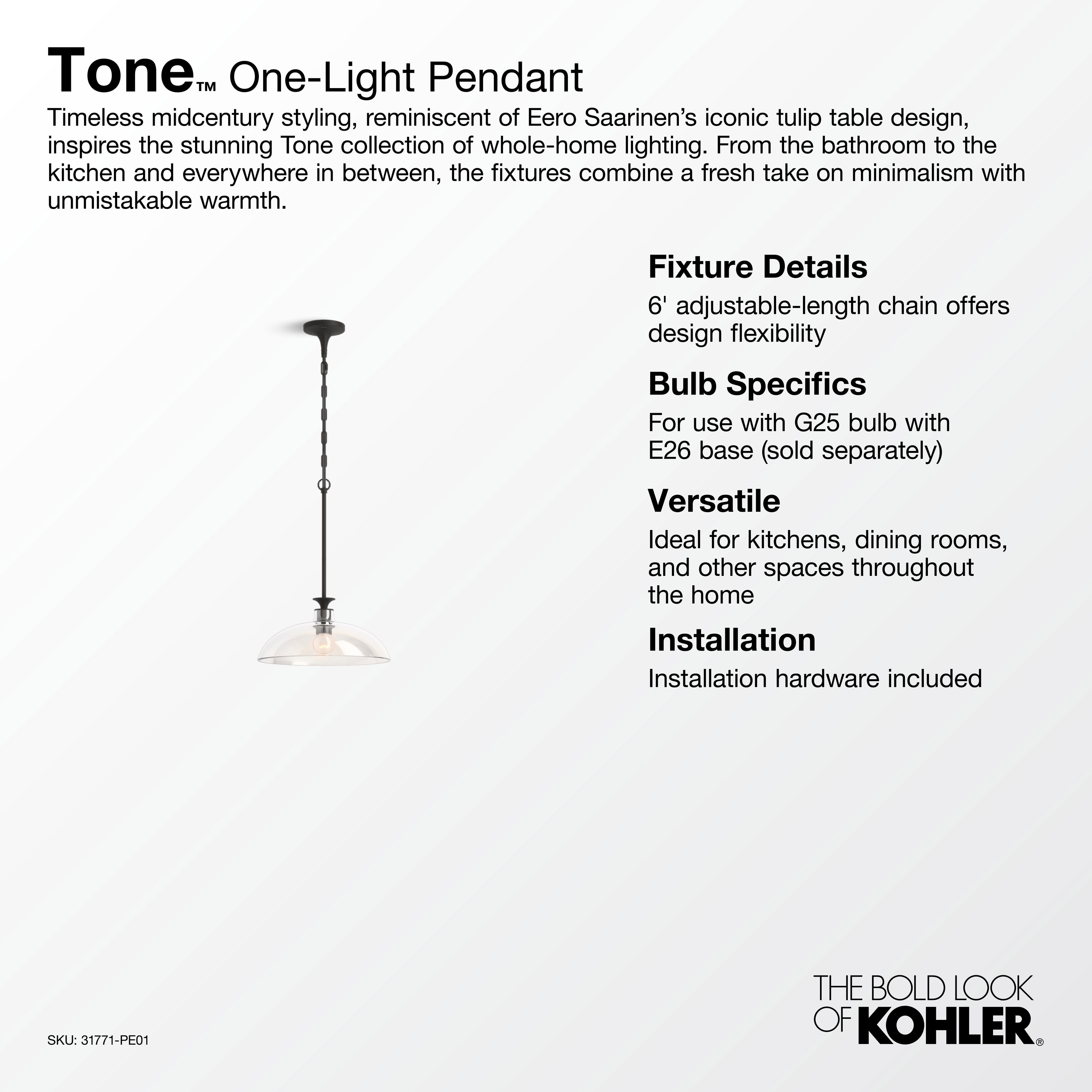 KOHLER 31771-PE01-SNL Pendant-Lights - View #2