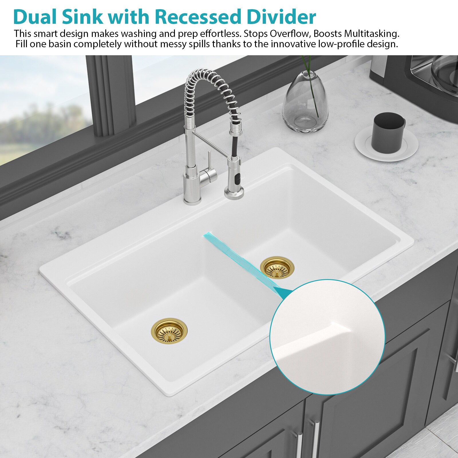 LIVIZA TLG-QZ353551 Kitchen-Sinks - View #5