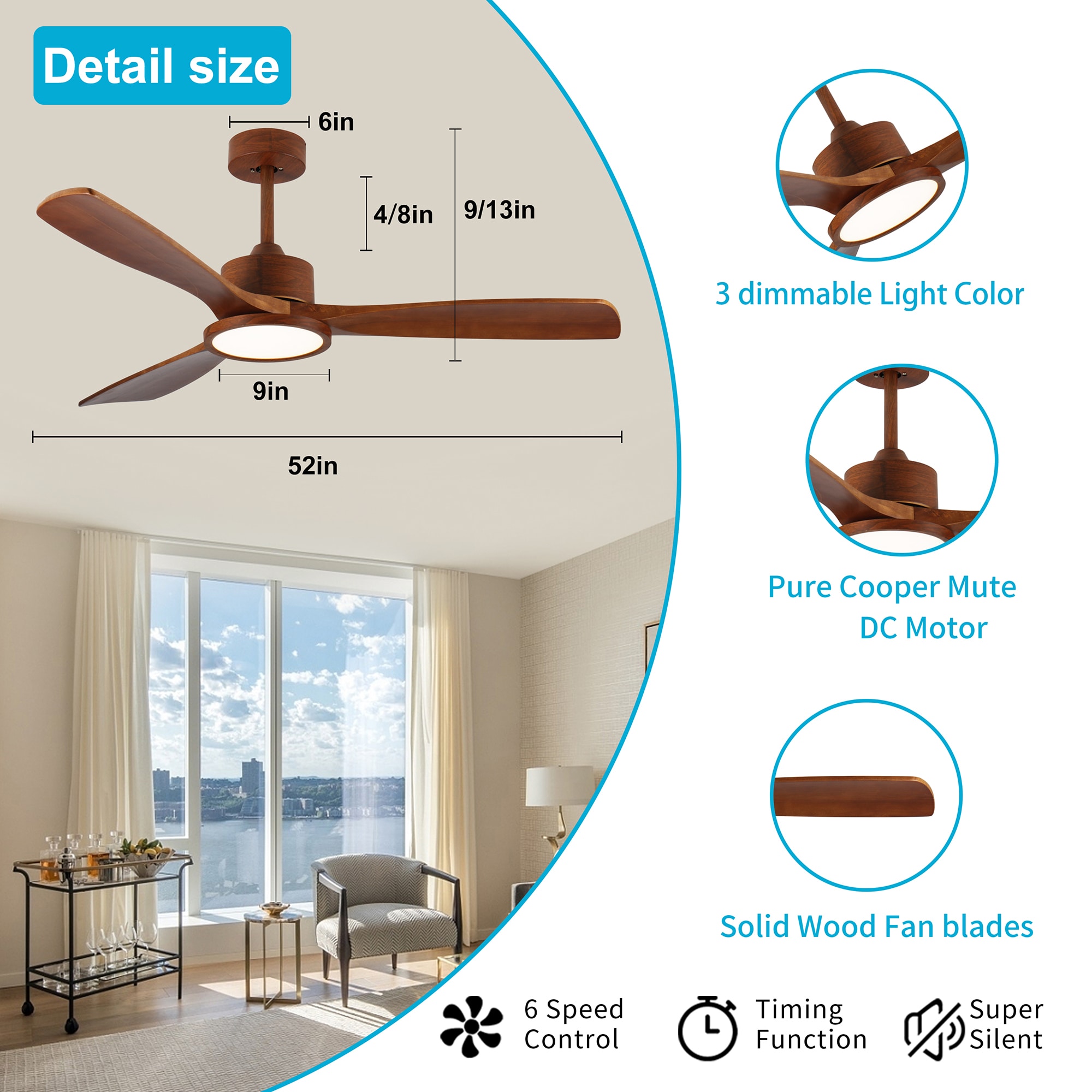 Bybafun YB5700098 Ceiling-Fans - View #6