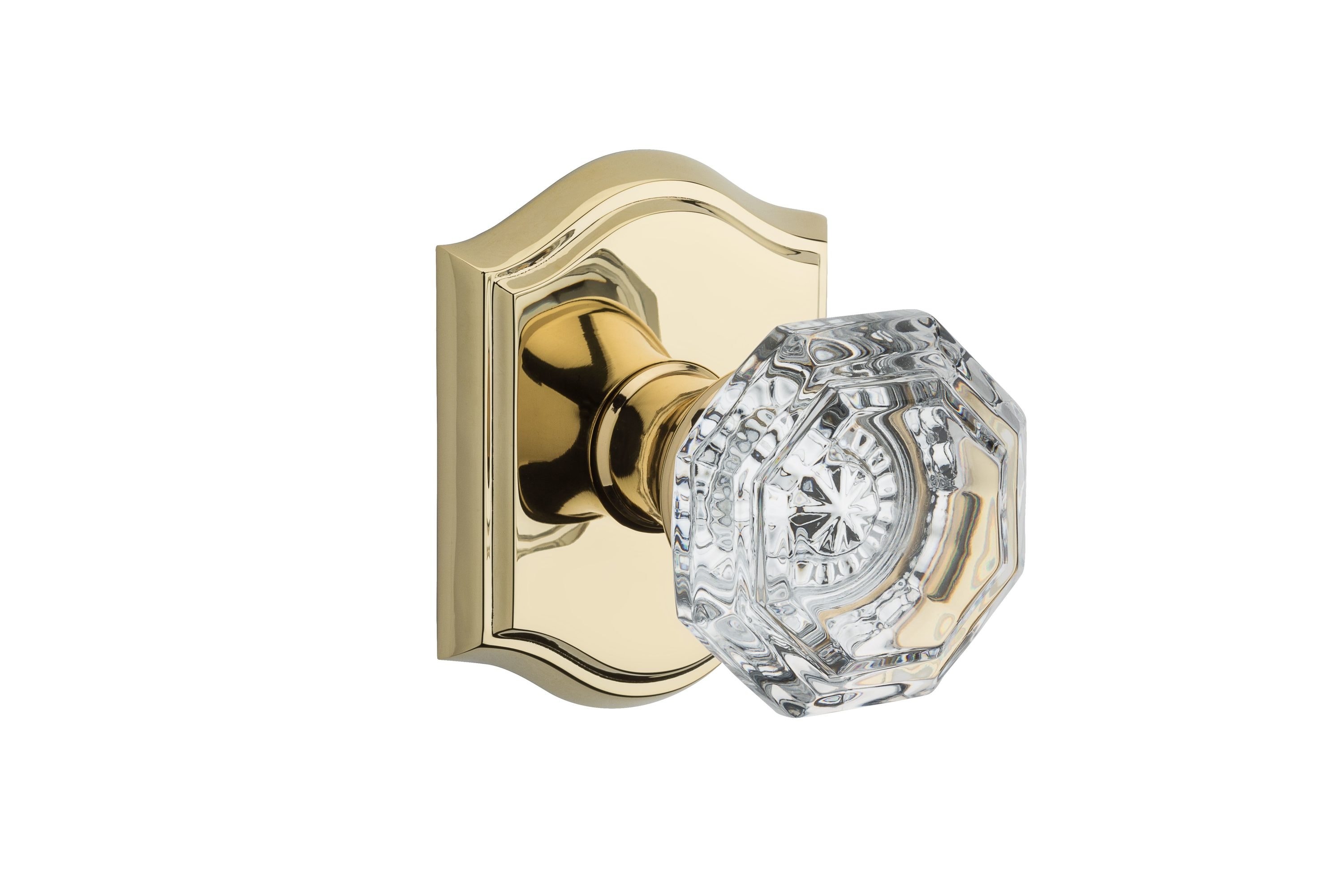 Baldwin HDCRYTAR003 Lifetime Brass Interior Hall/Closet Dummy Door Knob