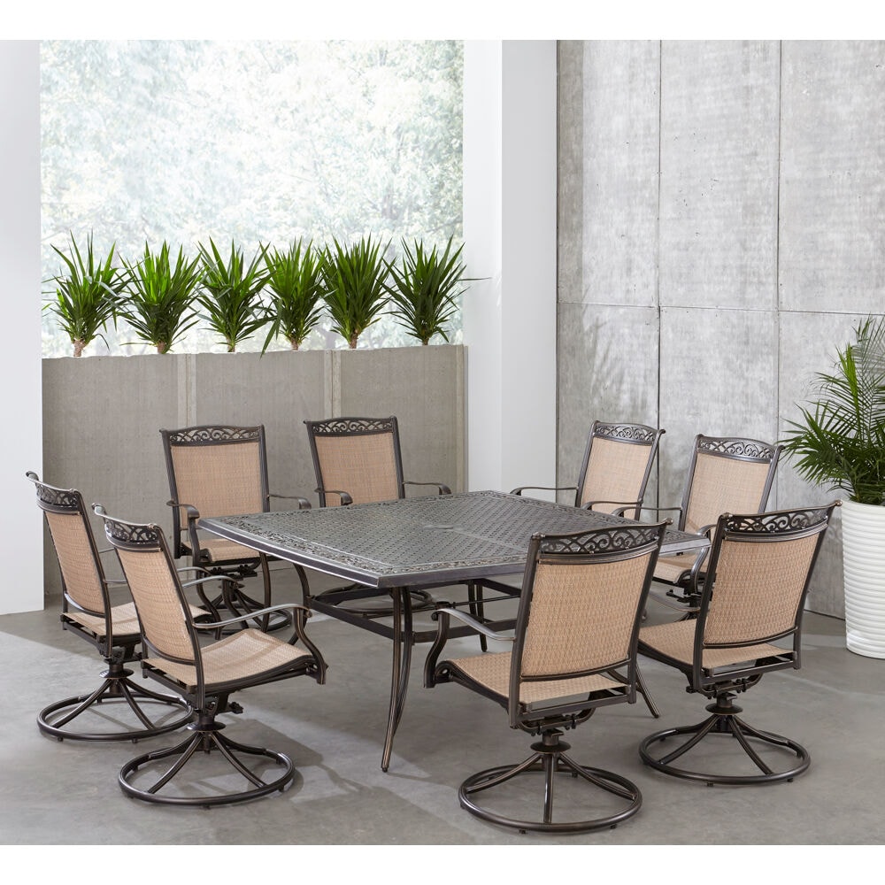 Hanover FNTDN9PCSWSQC Patio-Dining-Sets - View #5