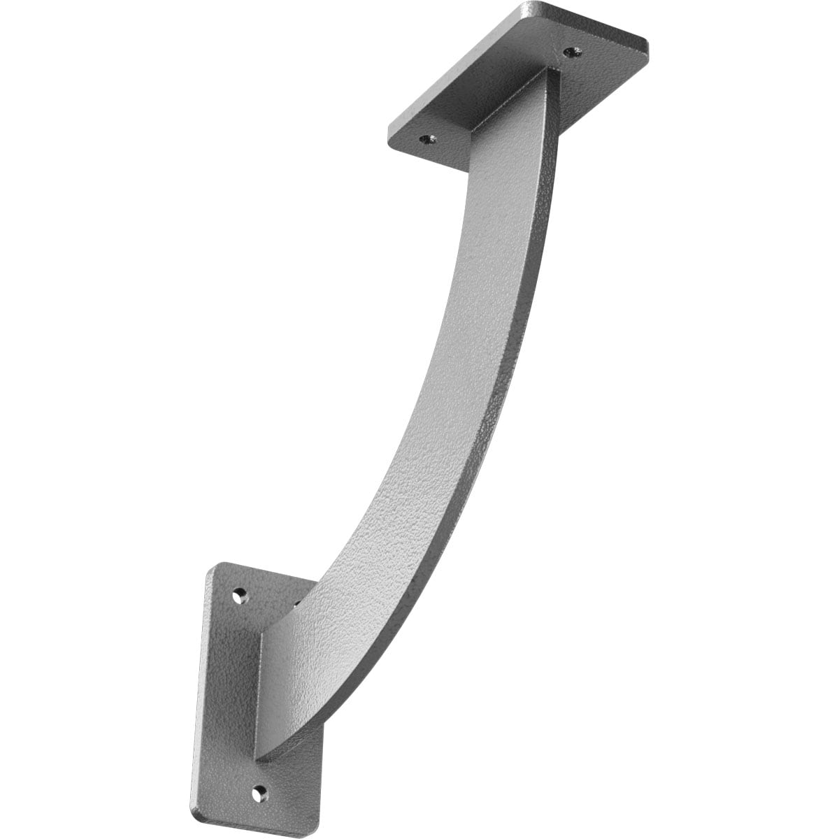 Ekena Millwork BKTM02X09X09BRHGY Bradford 9-in x 2-in x 9-in Gray Steel Countertop support bracket