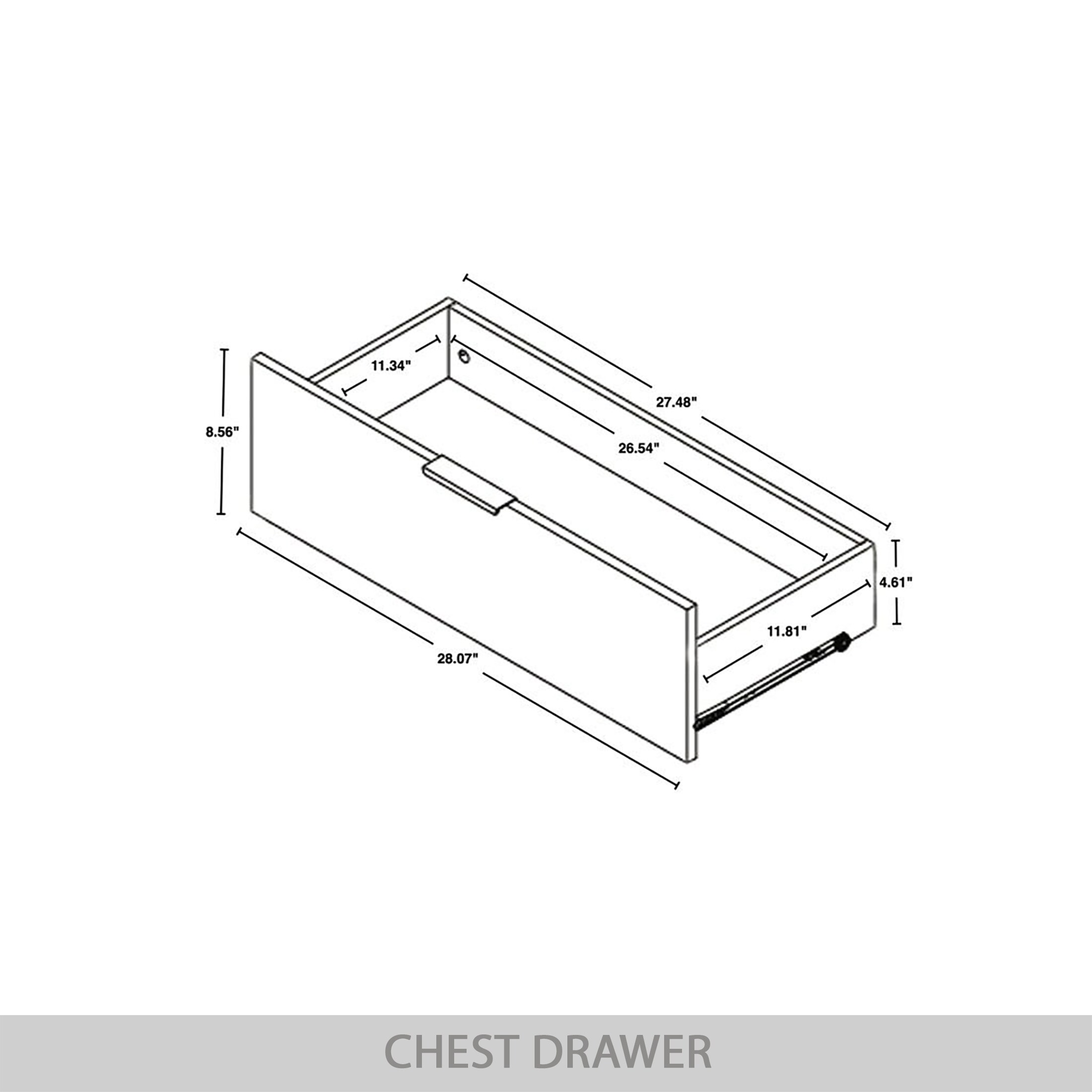 CasePiece C90138CH-WT dressers - View #9