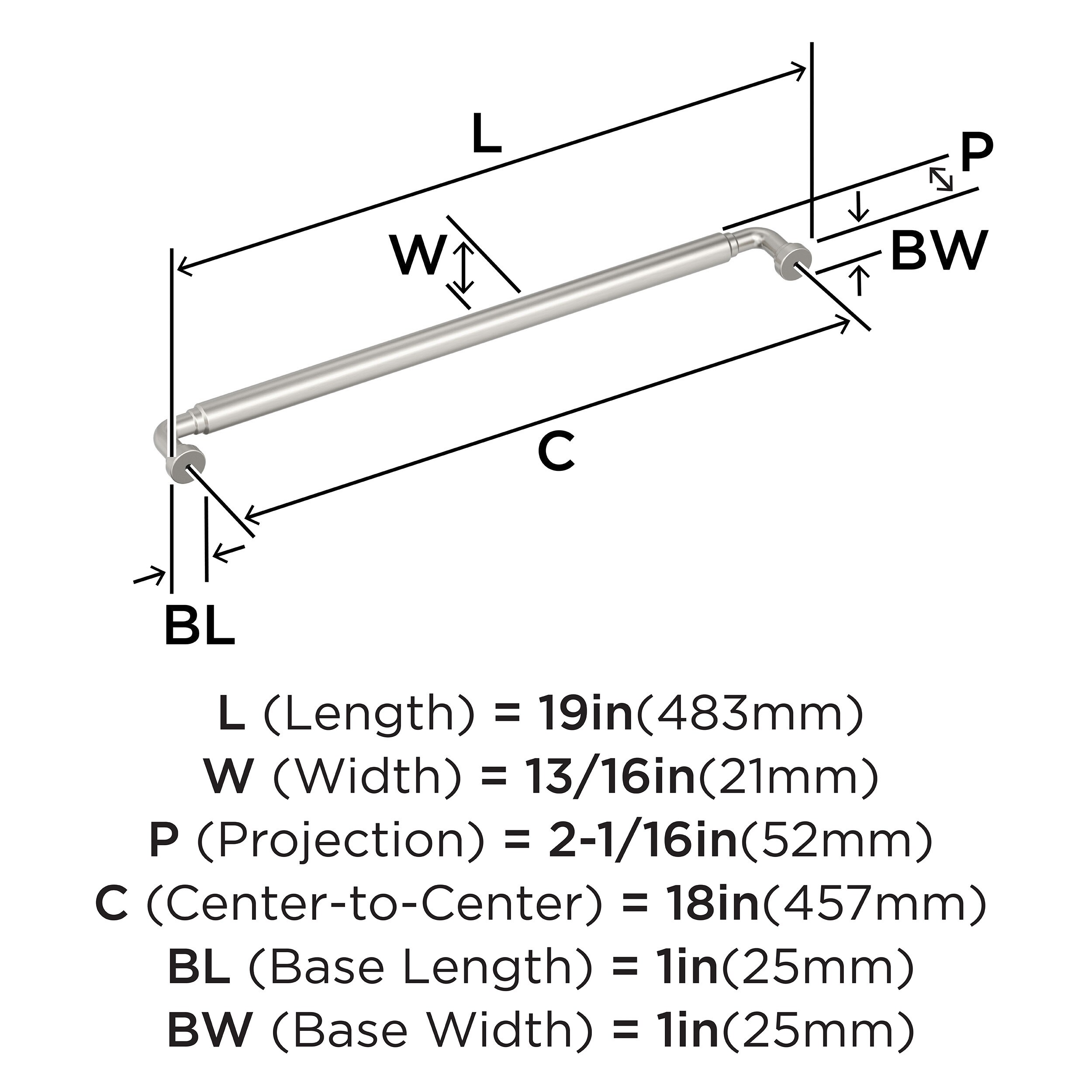 Amerock BP37670G10 Cabinet-Pulls - View #4
