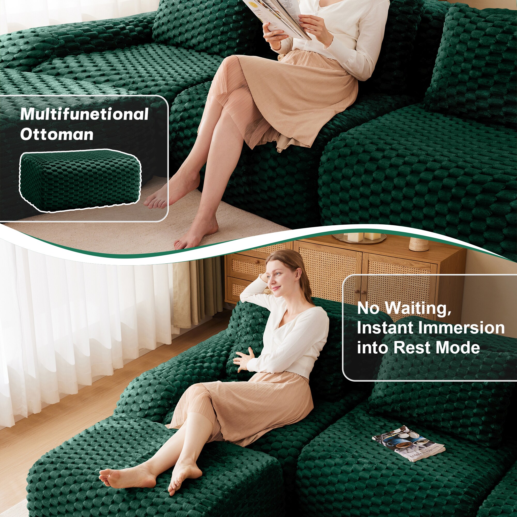 SINOFURN SYA020304GY Sofas-Loveseats - View #14