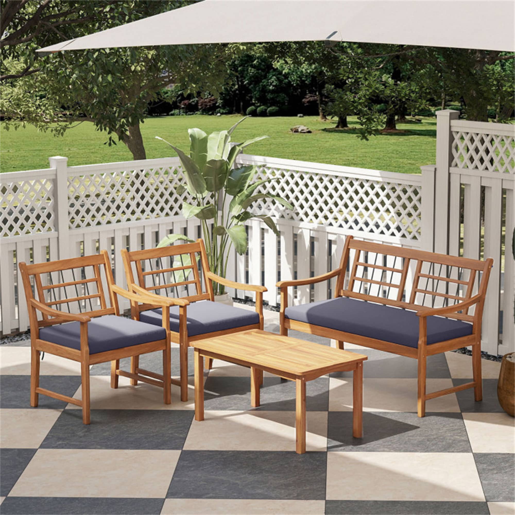 BABOOM BOM-2588GR+-CO Patio-Conversation-Sets - View #2