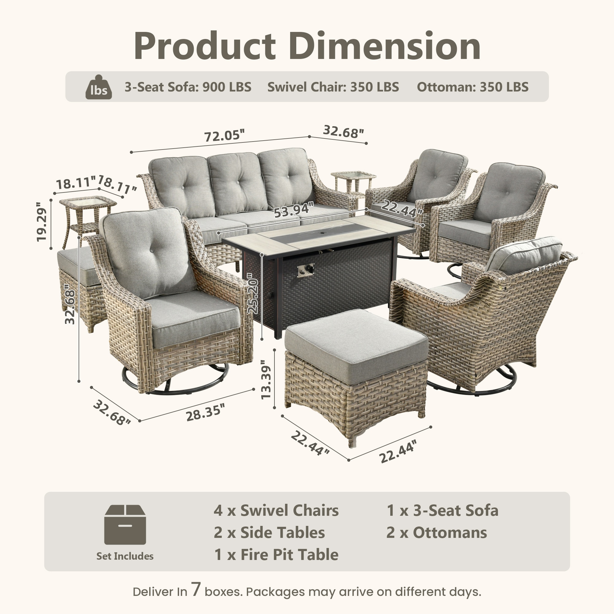 Caodoc L5-CFP03-YZPAD210 Patio-Sofas-Daybeds - View #6