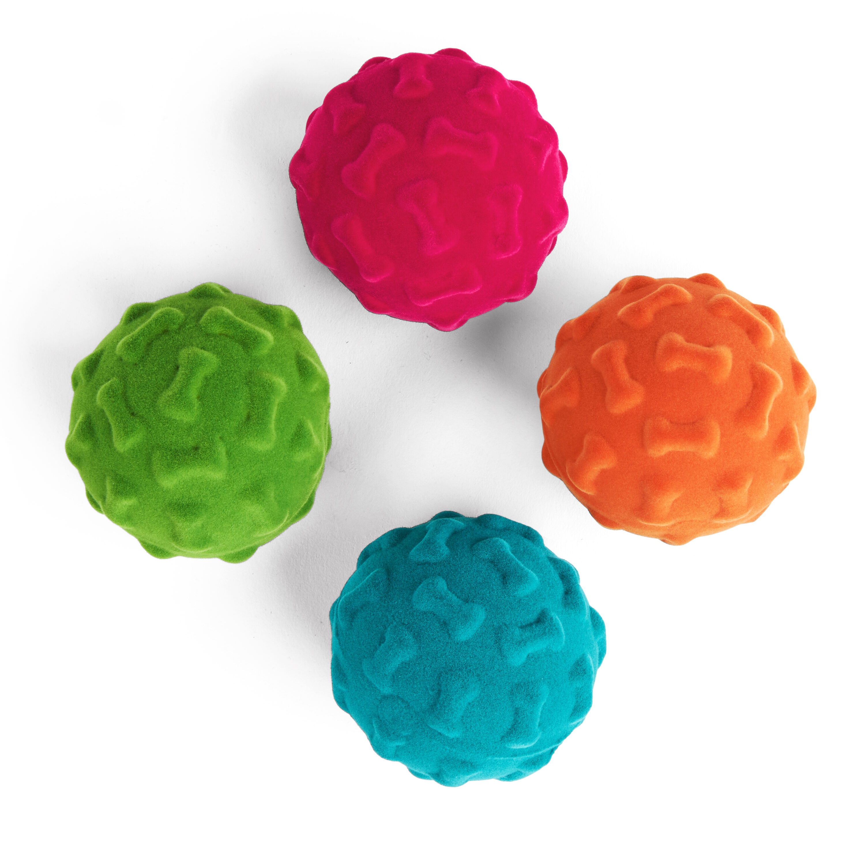 Leaps & Bounds 3679434 Leaps and Bounds Small Flocked Foam Ball Toy