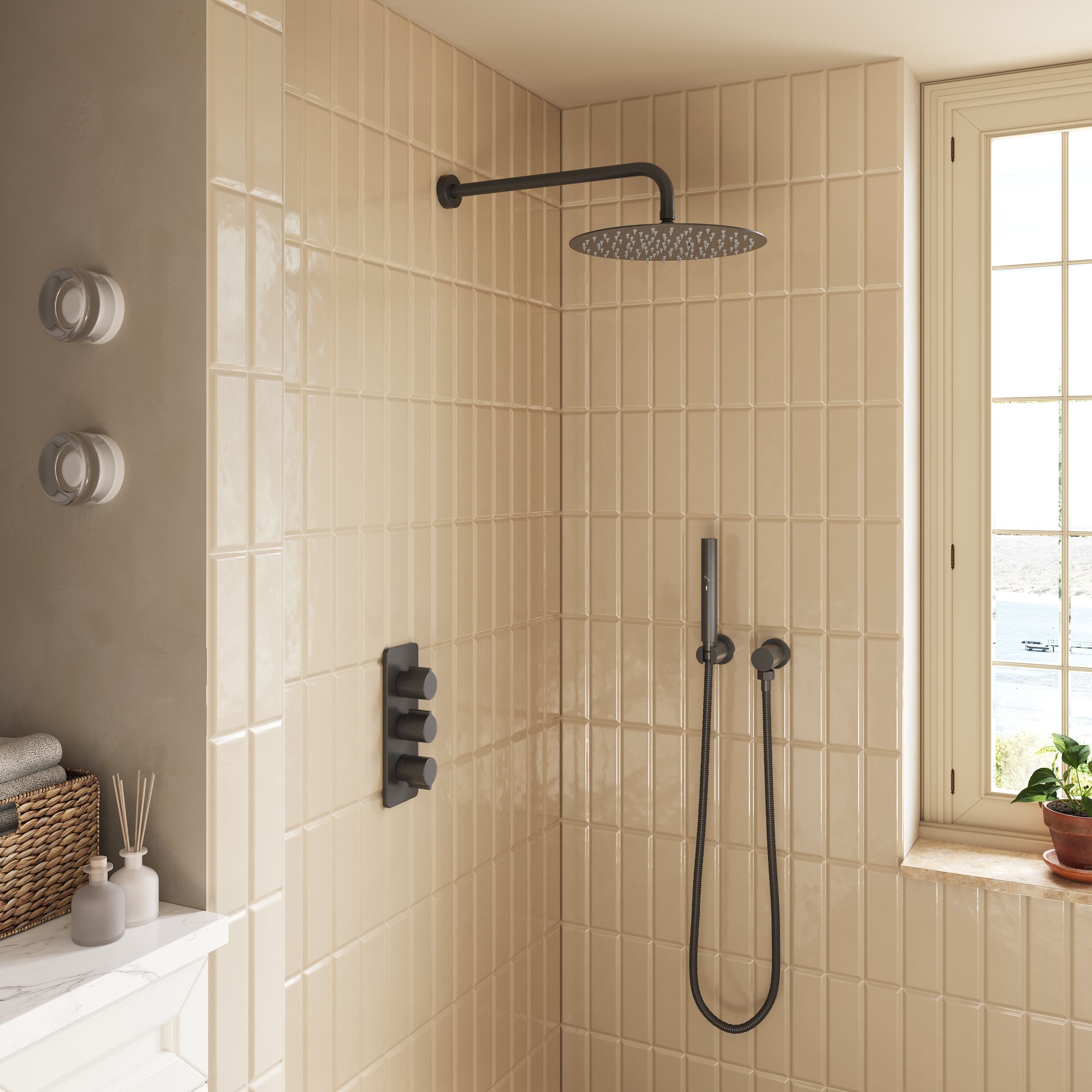 Boyel Living BLBR17004R12MB Fixed-Showerhead - View #3