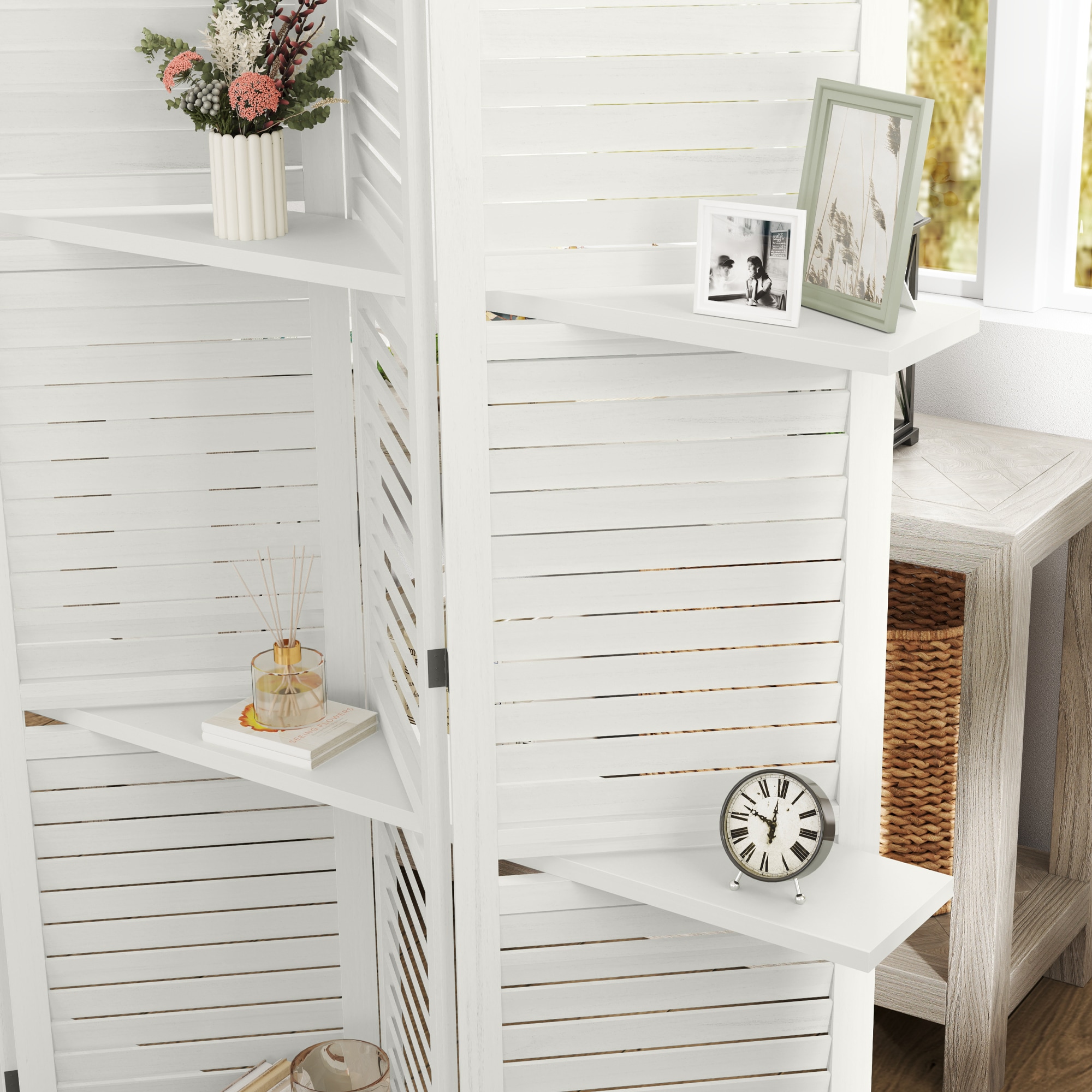 HomCom 830-313V01WT Indoor-Privacy-Screens - View #4