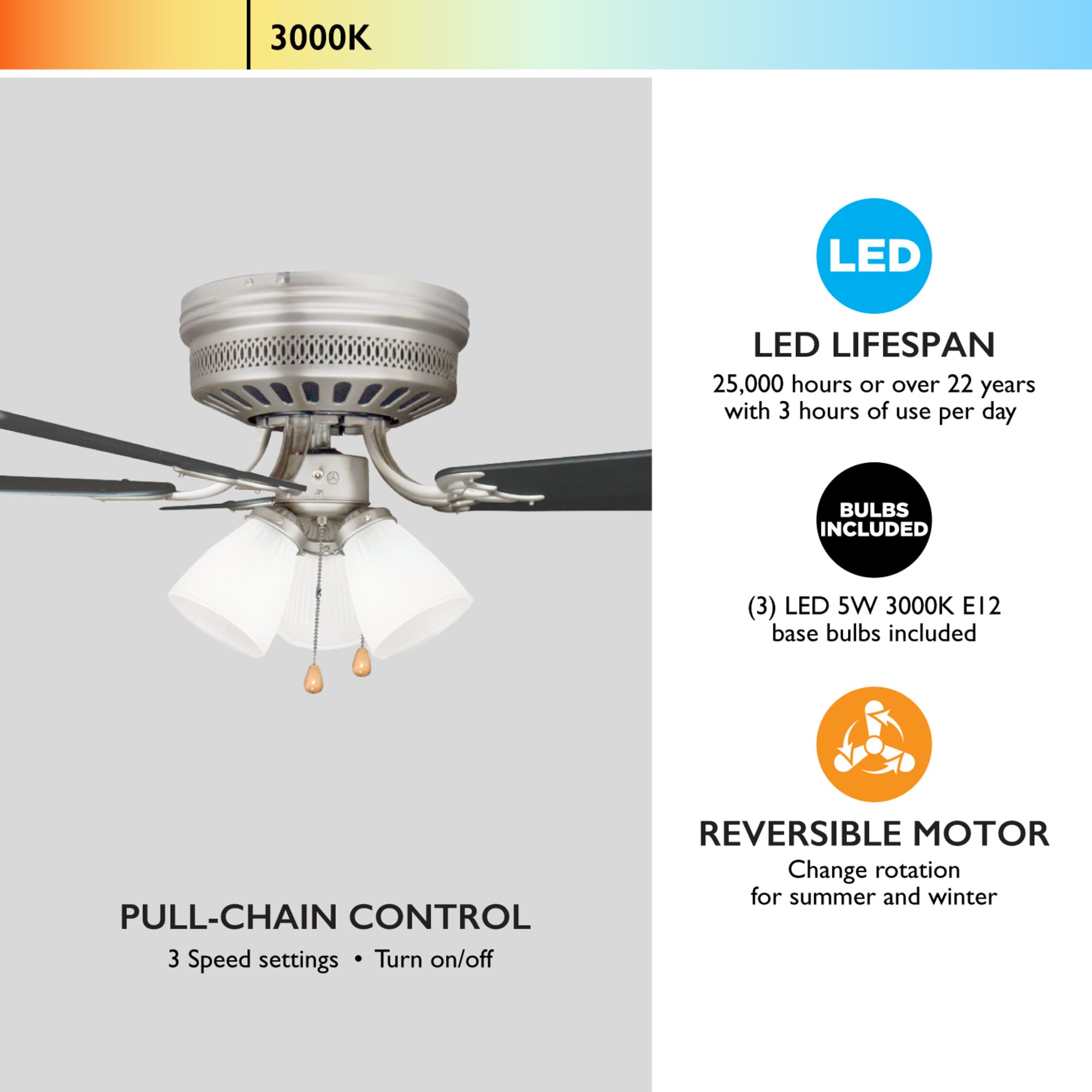 Design House 157388-SN Ceiling-Fans - View #4