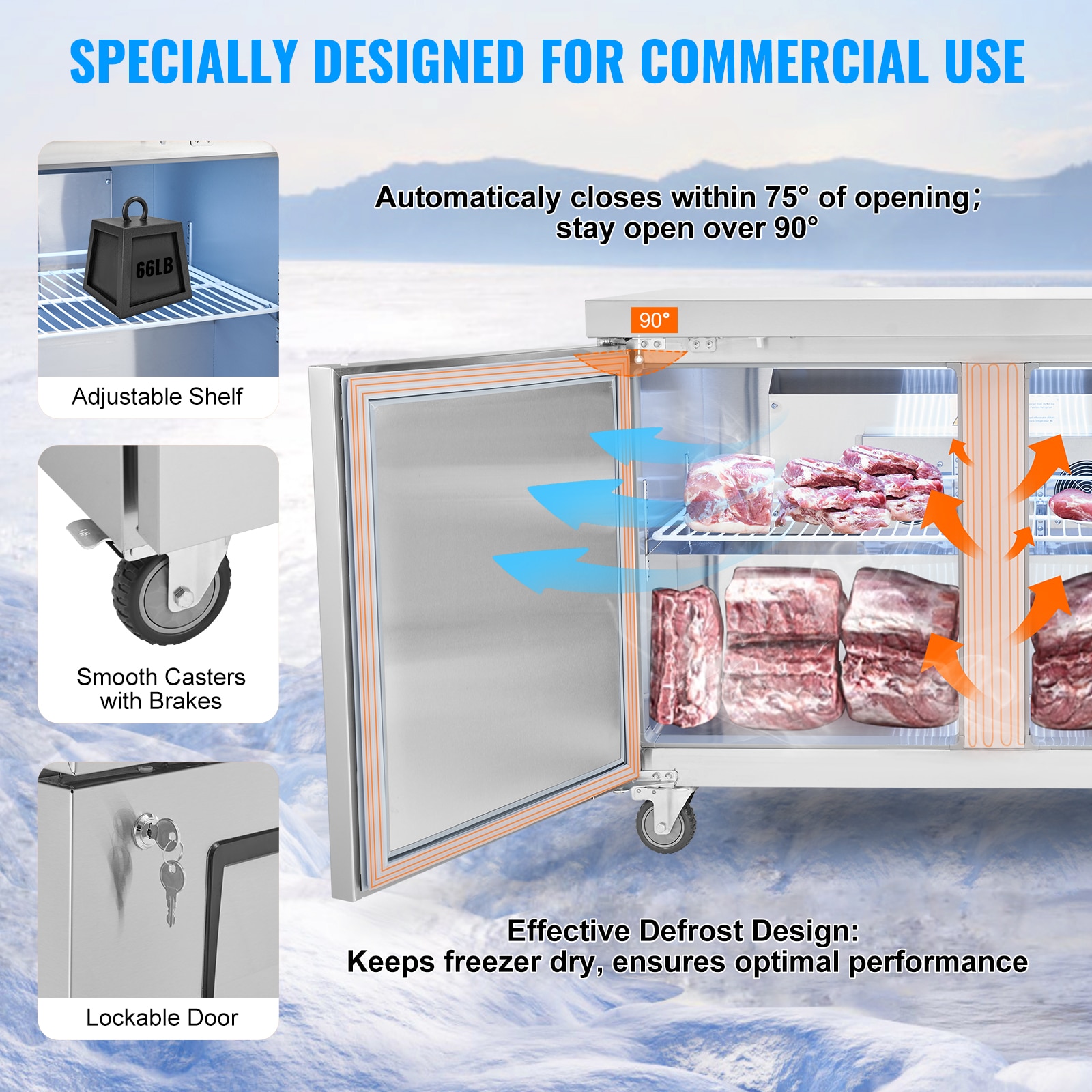 SVOPES SCFLWSLZGZT104526V1 Refrig-Prep-Tables - View #6