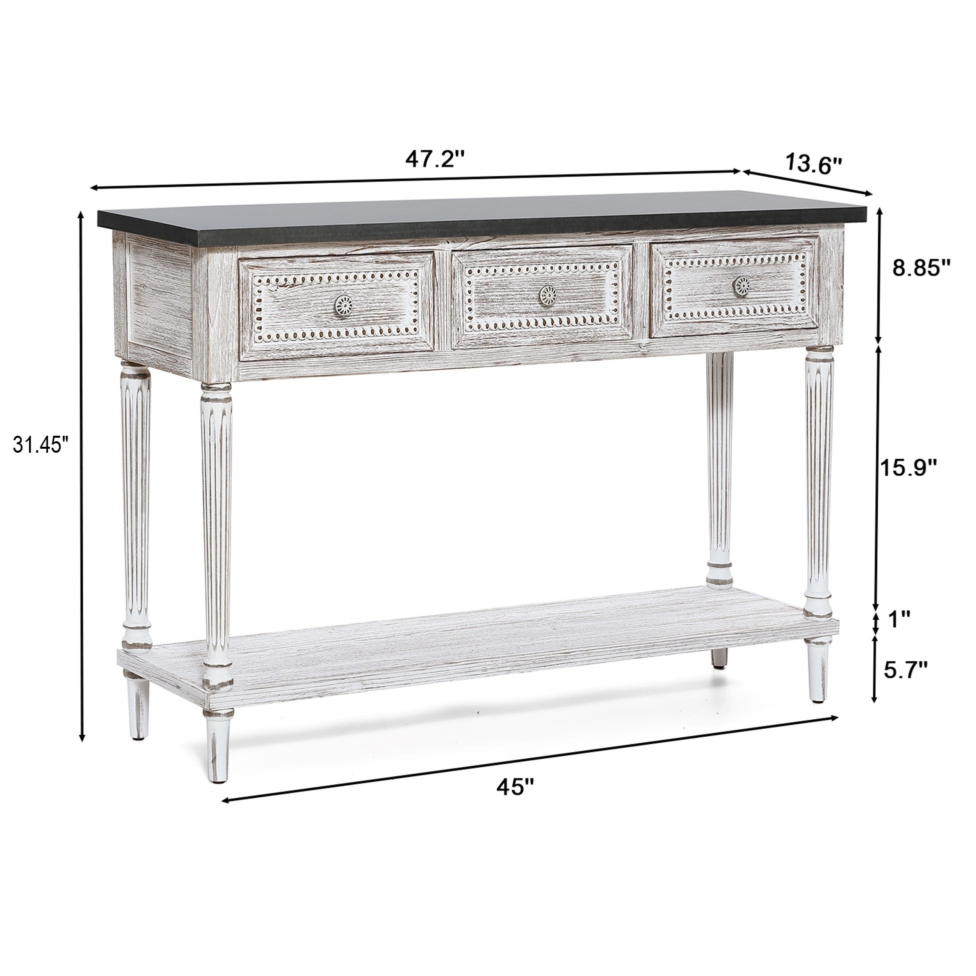 LuxenHome WHIF797 Console-Sofa-Tables - View #13