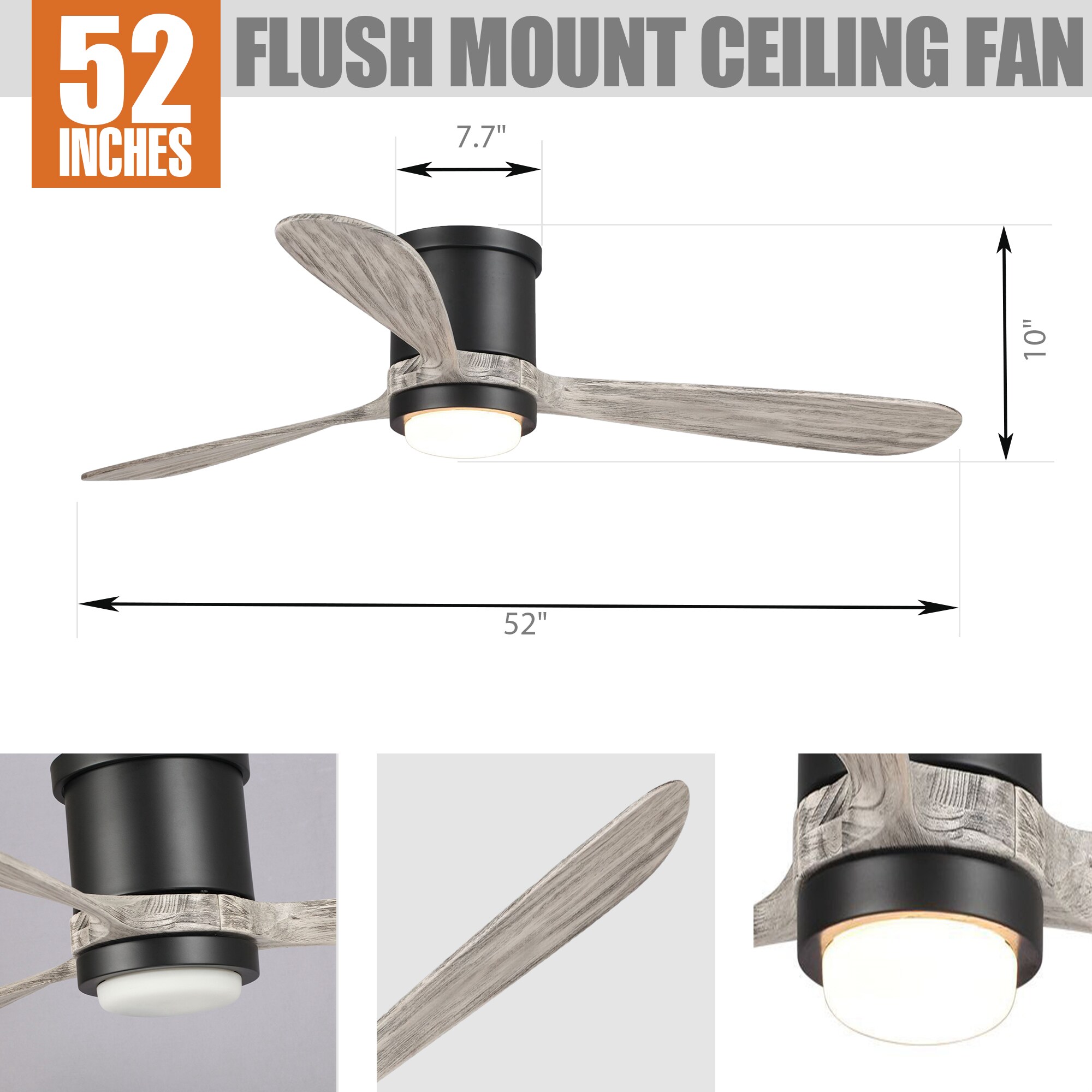 Parrot Uncle F6299BK110V Ceiling-Fans - View #7