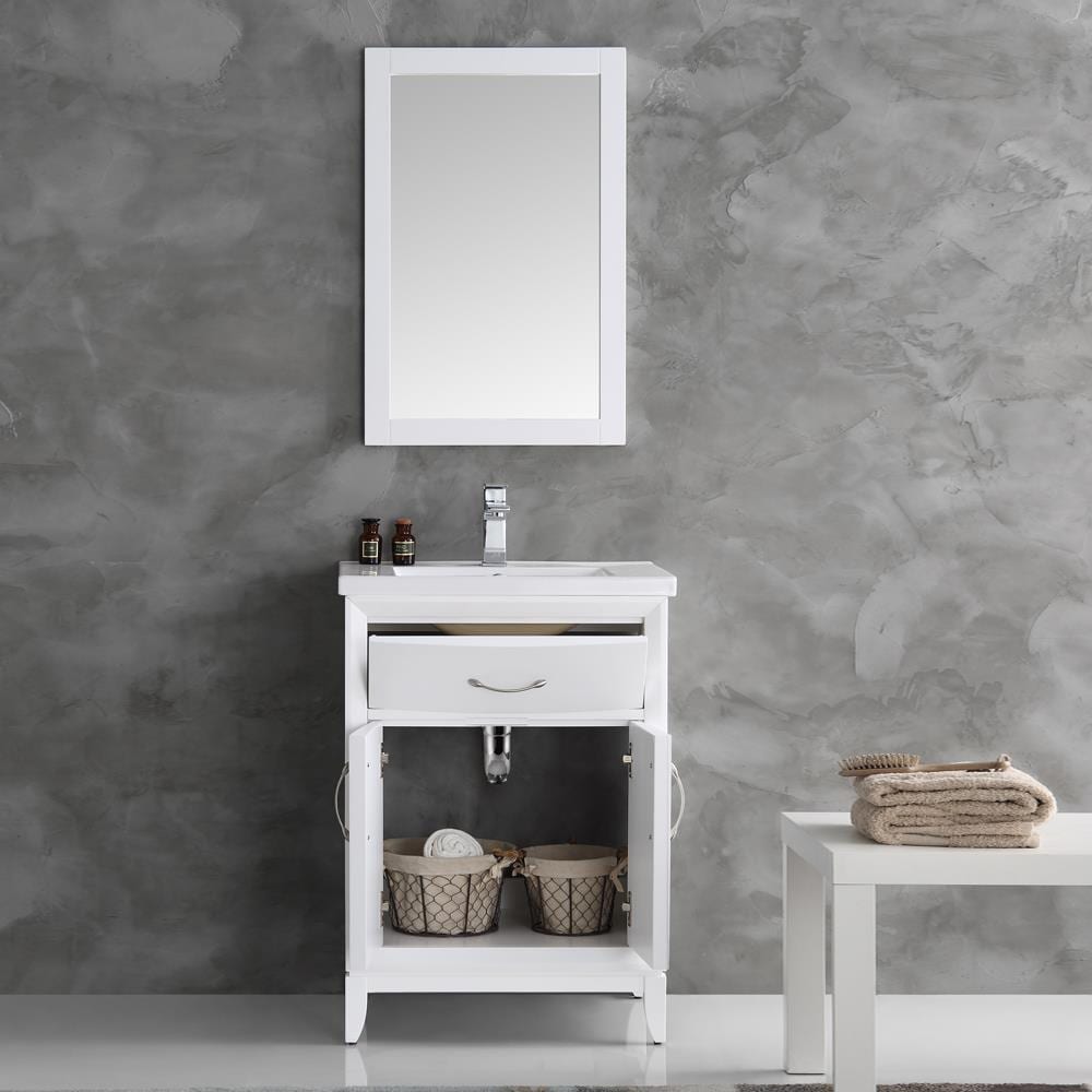 Fresca FVN2124WH Bath-Vanity-Combo - View #3