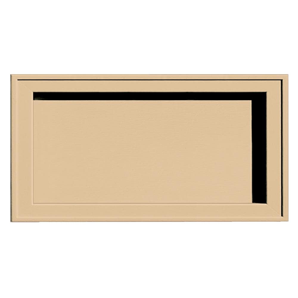 Builders Edge 7.5-in x 14.25-in Sandstone Maple Vinyl Universal ...