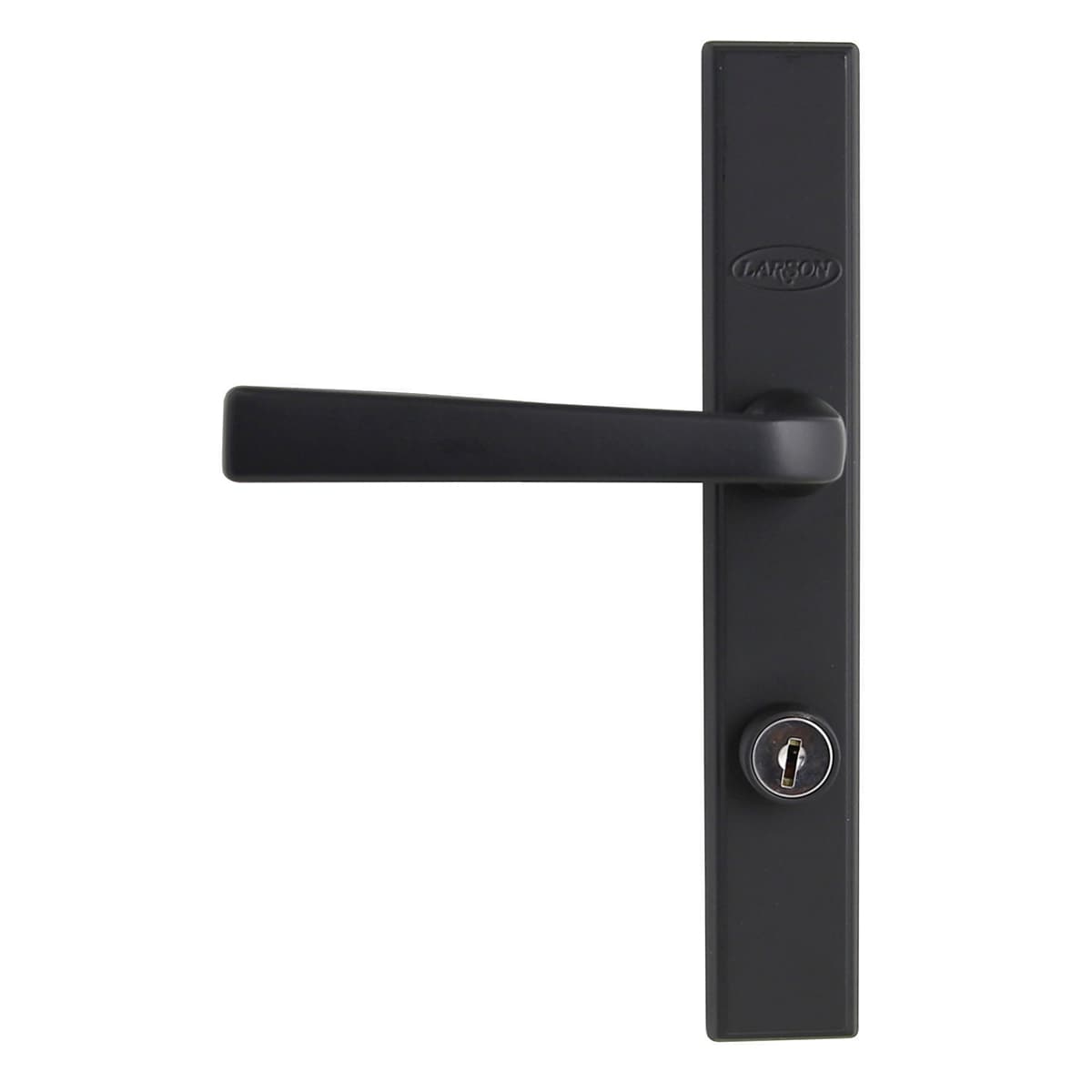 LARSON QuickFit Black Lockable Storm Door Handleset