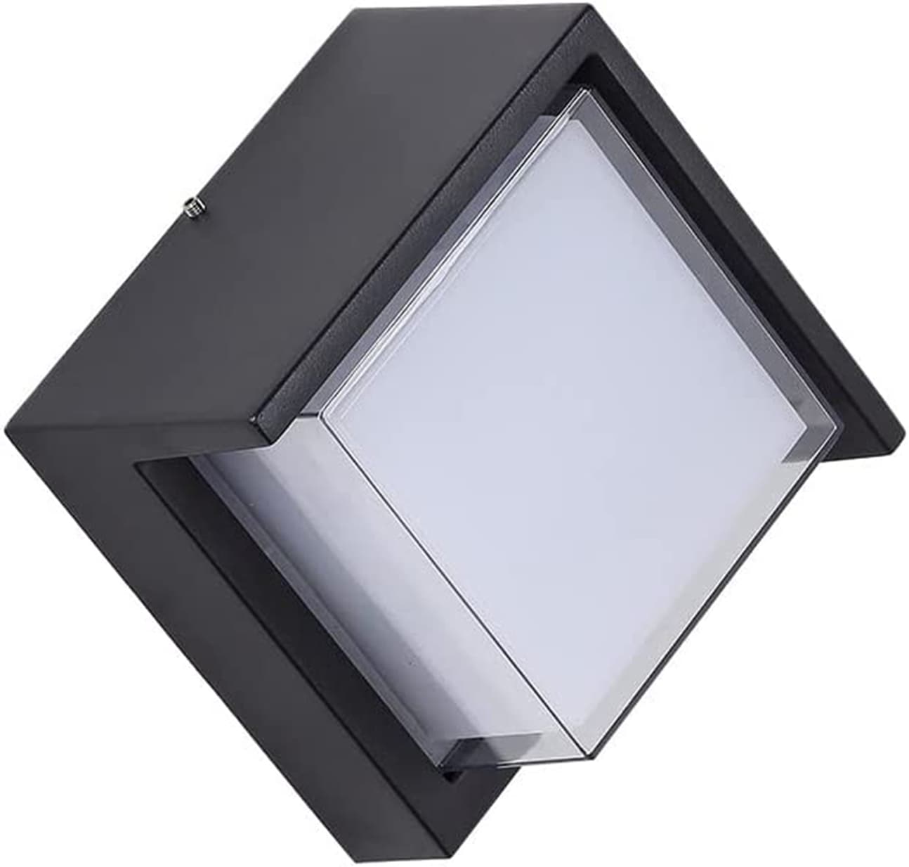 Sunlite LW07361 3.93-in H Black Hardwired Integrated LED Outdoor Wall Light