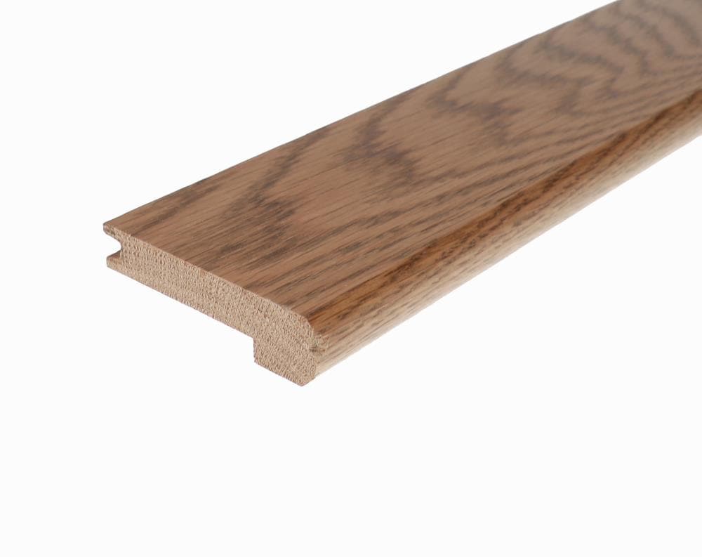Flexco 3414674 2.75-in x 78-in x 0.75-in French Oak Serena Prefinished Wood Oak Flush Stair Nosing