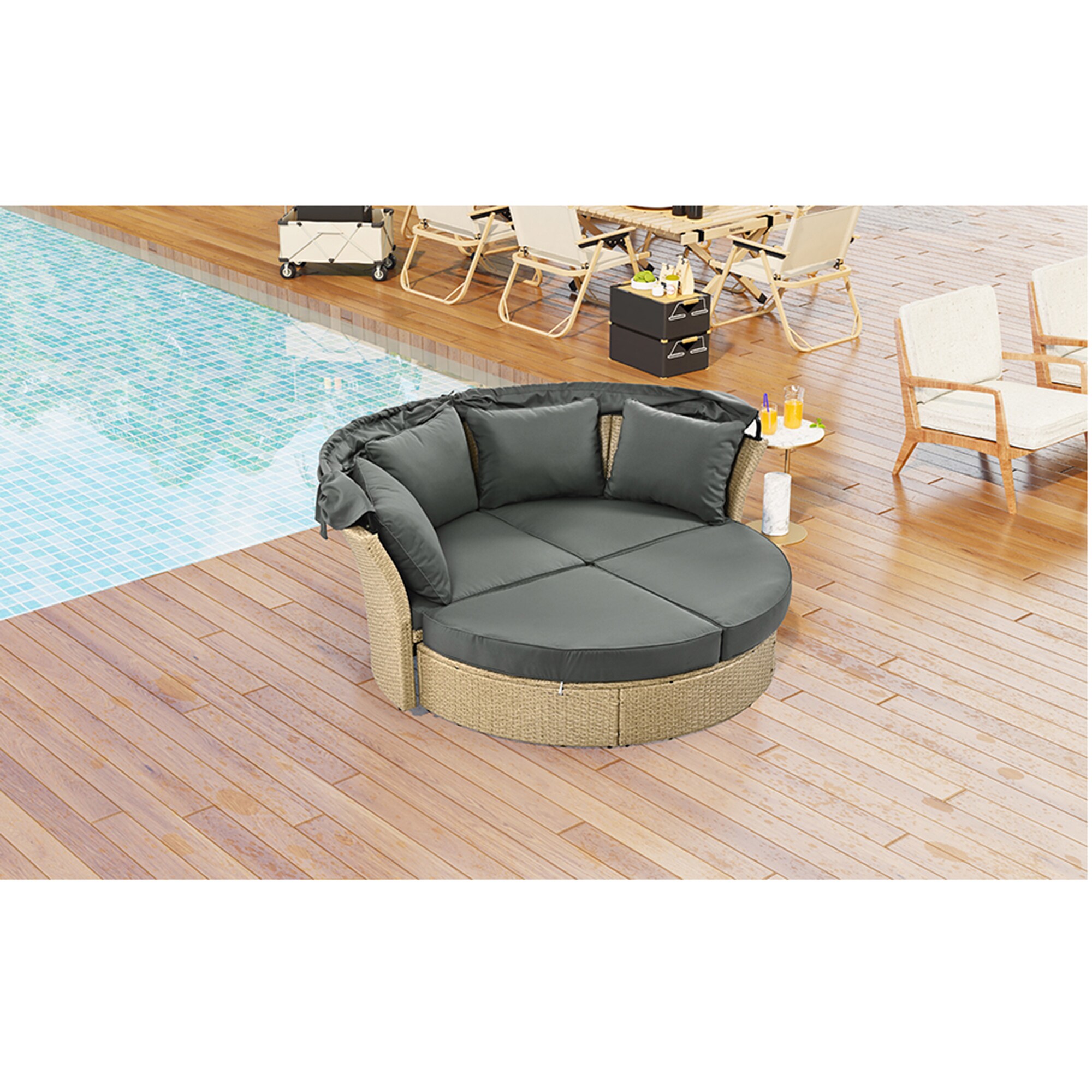 Clihome TM-08SH6-ABE Patio-Conversation-Sets - View #3