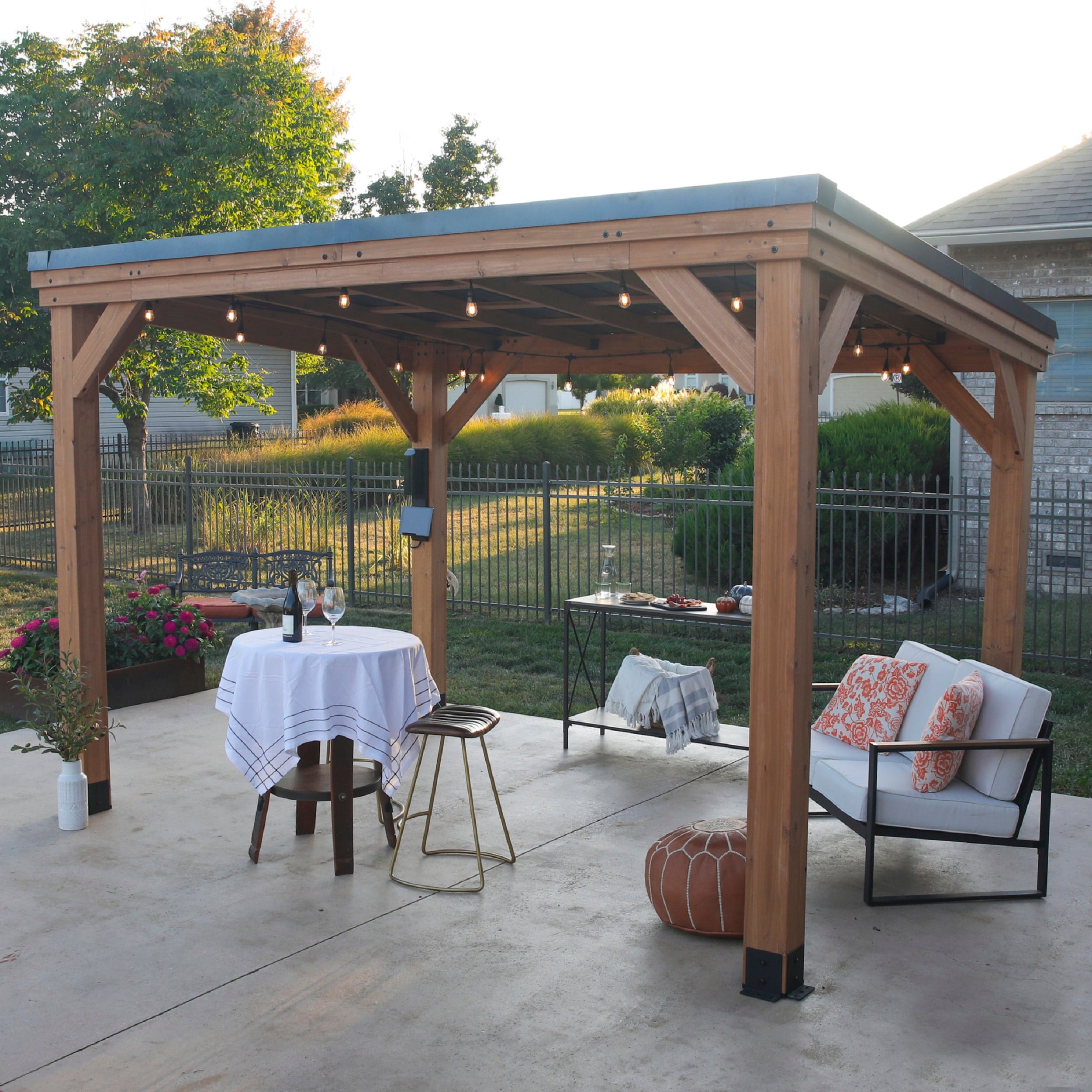 Backyard Discovery 2306073COM Wood-Resin-Gazebos - View #11