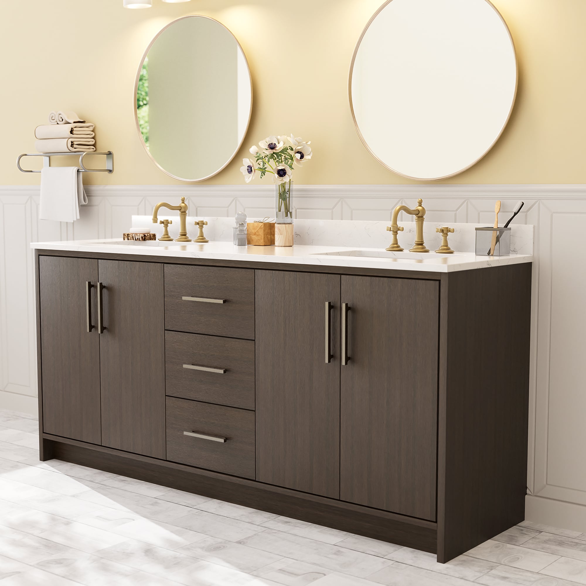 VOUA DXRCJ-SJD-BU Bath-Vanity-Combo - View #3