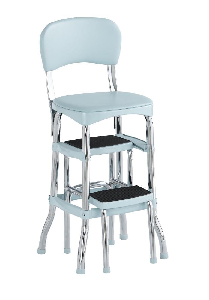 Cosco 2-Step 200-lb Capacity Blue Steel Step Stool in the Step Stools ...