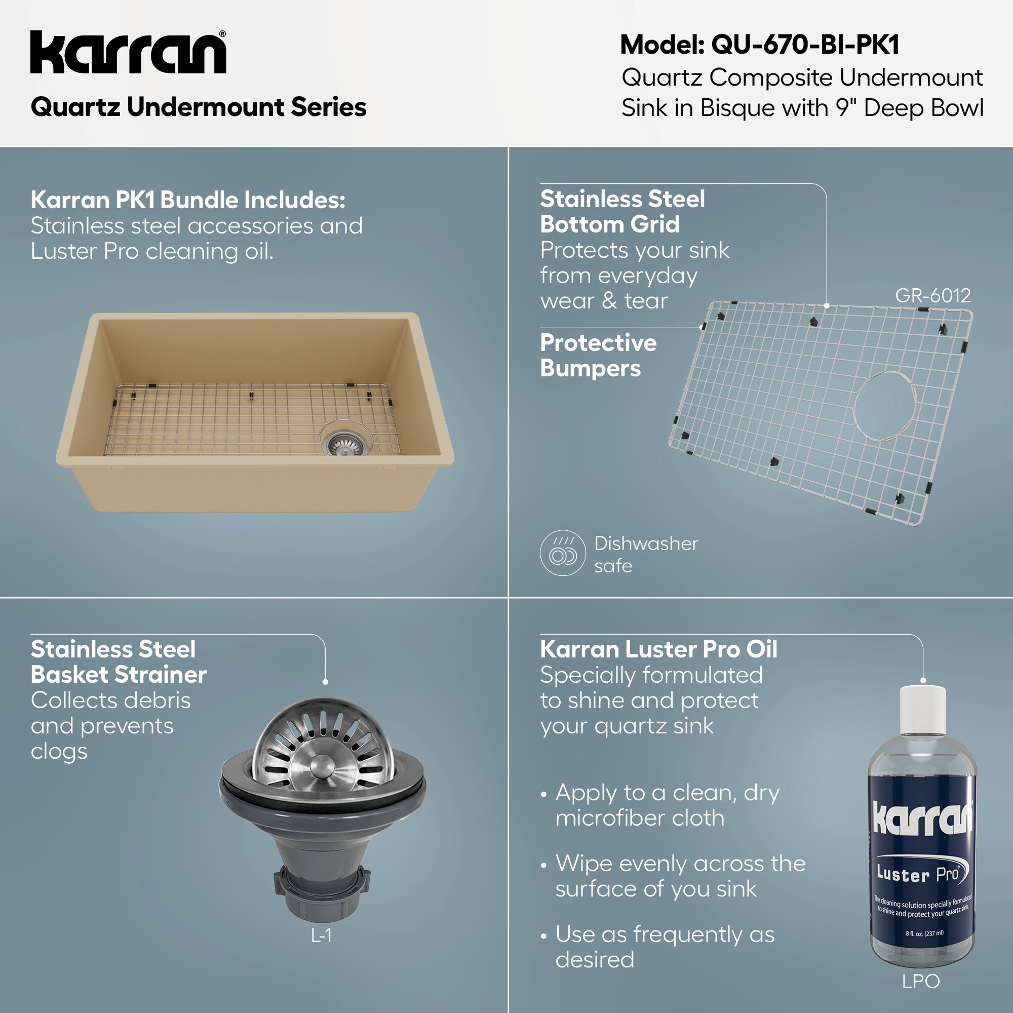 Karran QU-670-BI-PK1 Kitchen-Sinks - View #6