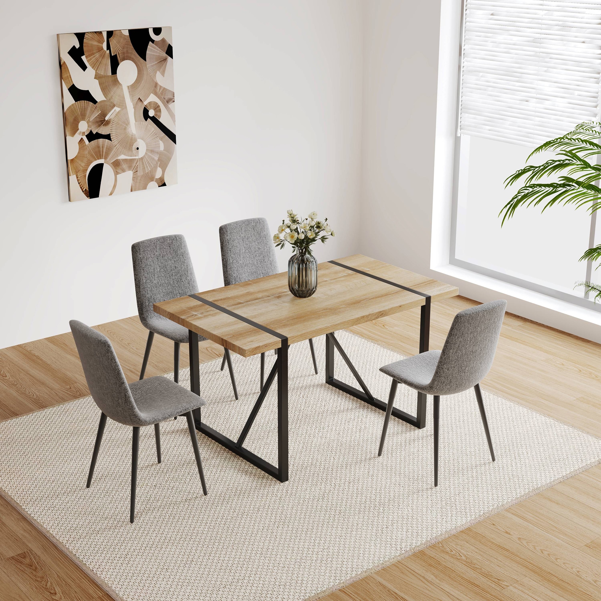 Sumyeg WF-HW53837GU-LA Dining-Chairs - View #3