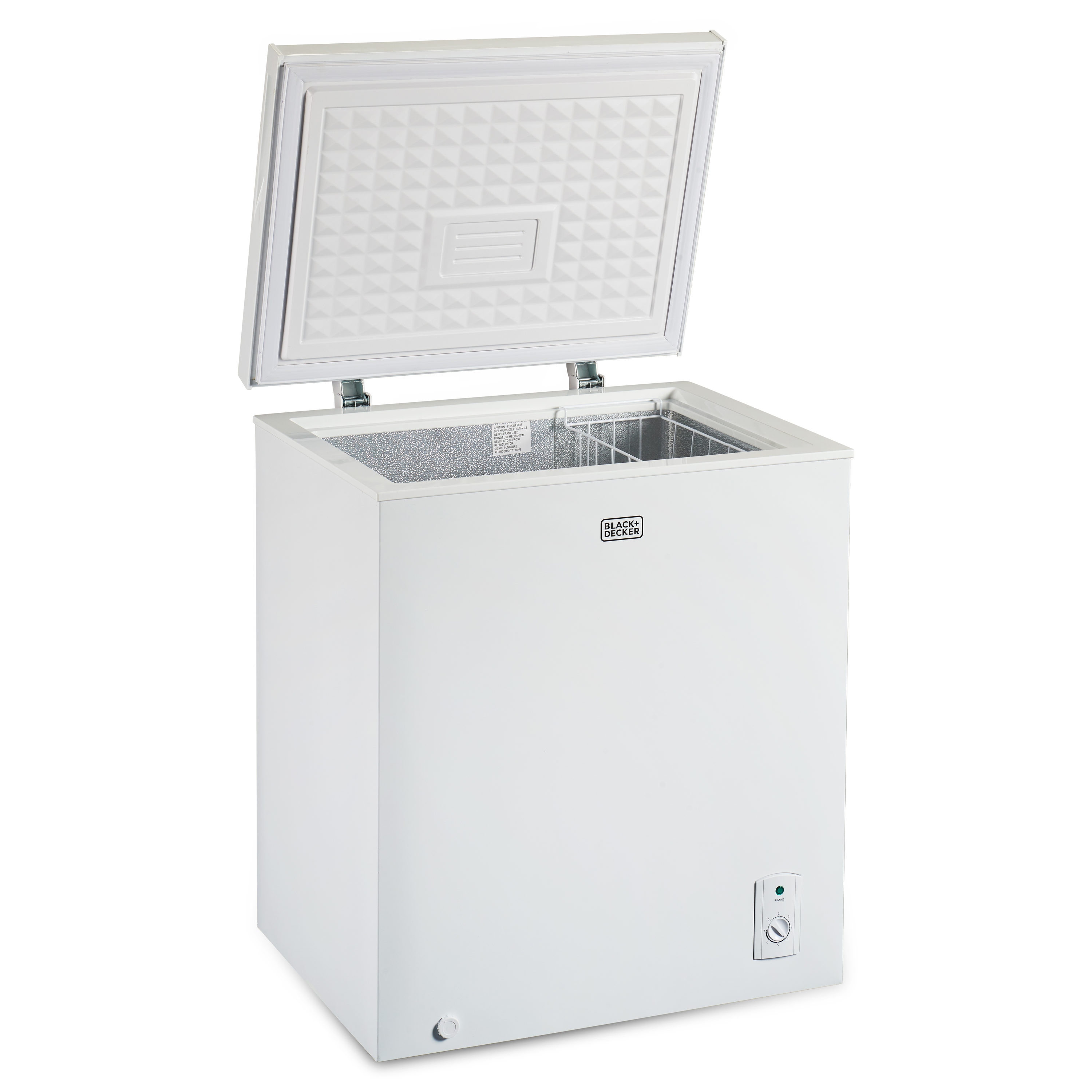 BLACK+DECKER 5-cu ft Manual Defrost Chest Freezer (White) in the Chest  Freezers department at