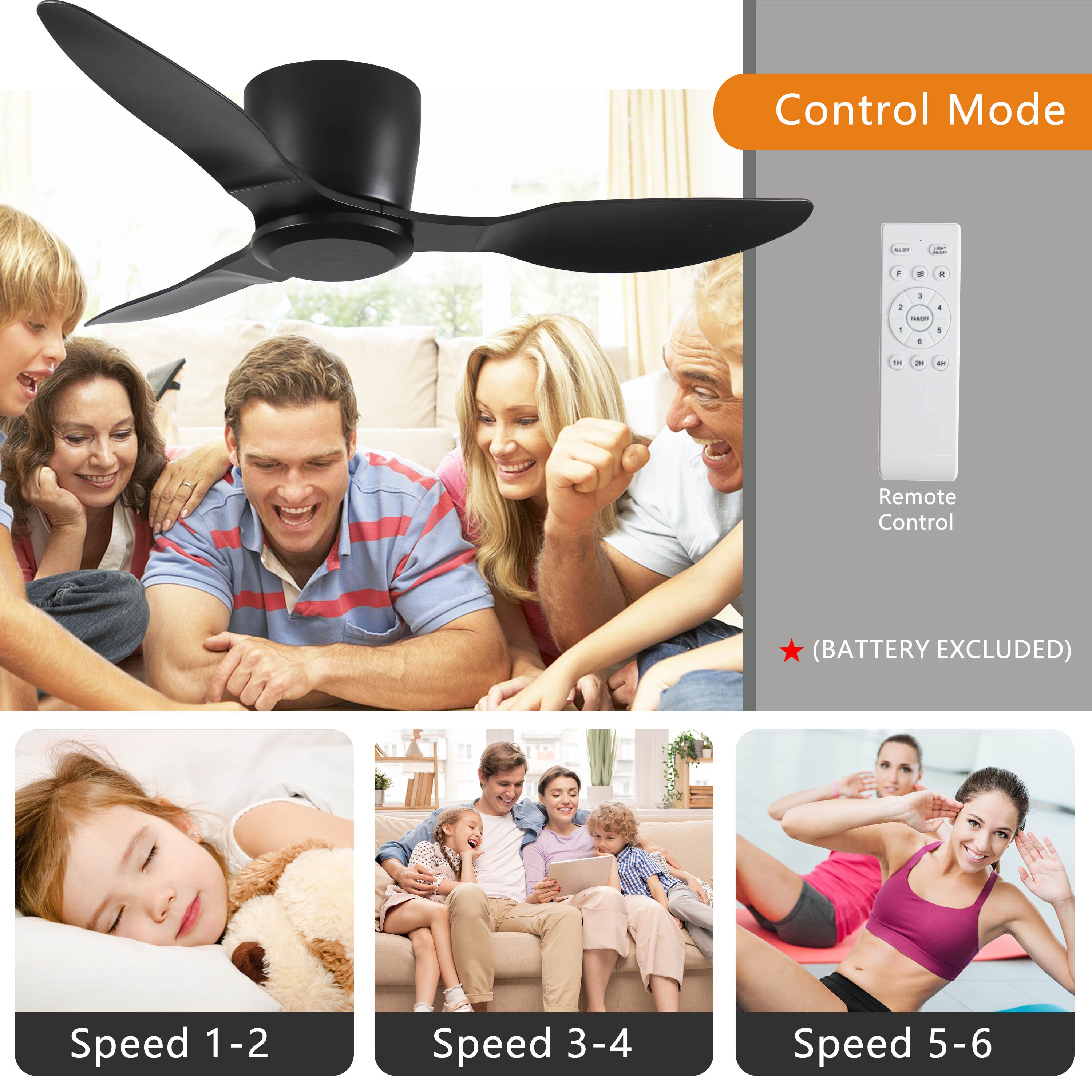 Huluwat DJ-P194033 Ceiling-Fans - View #5