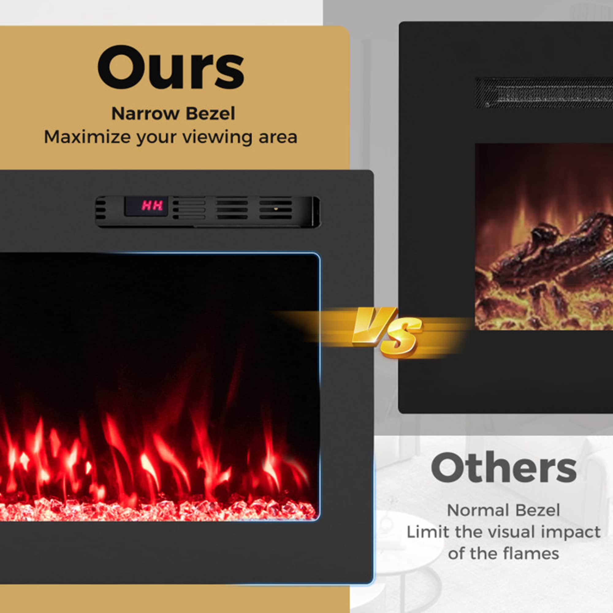 Mondawe WF-ZHX-05-28 Electric-Fireplaces - View #5