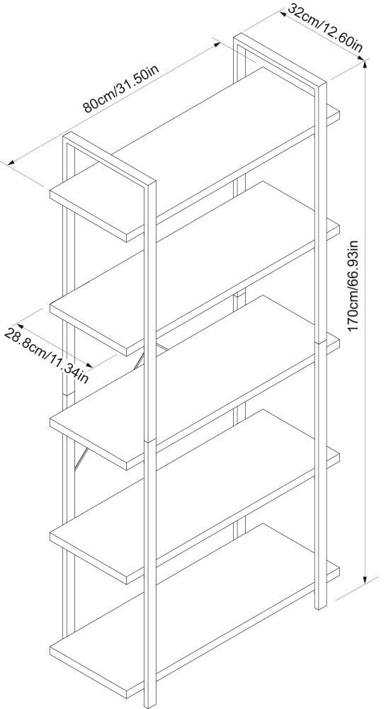 Legacy Home BKC-Z1710030-LWS bookcases - View #4