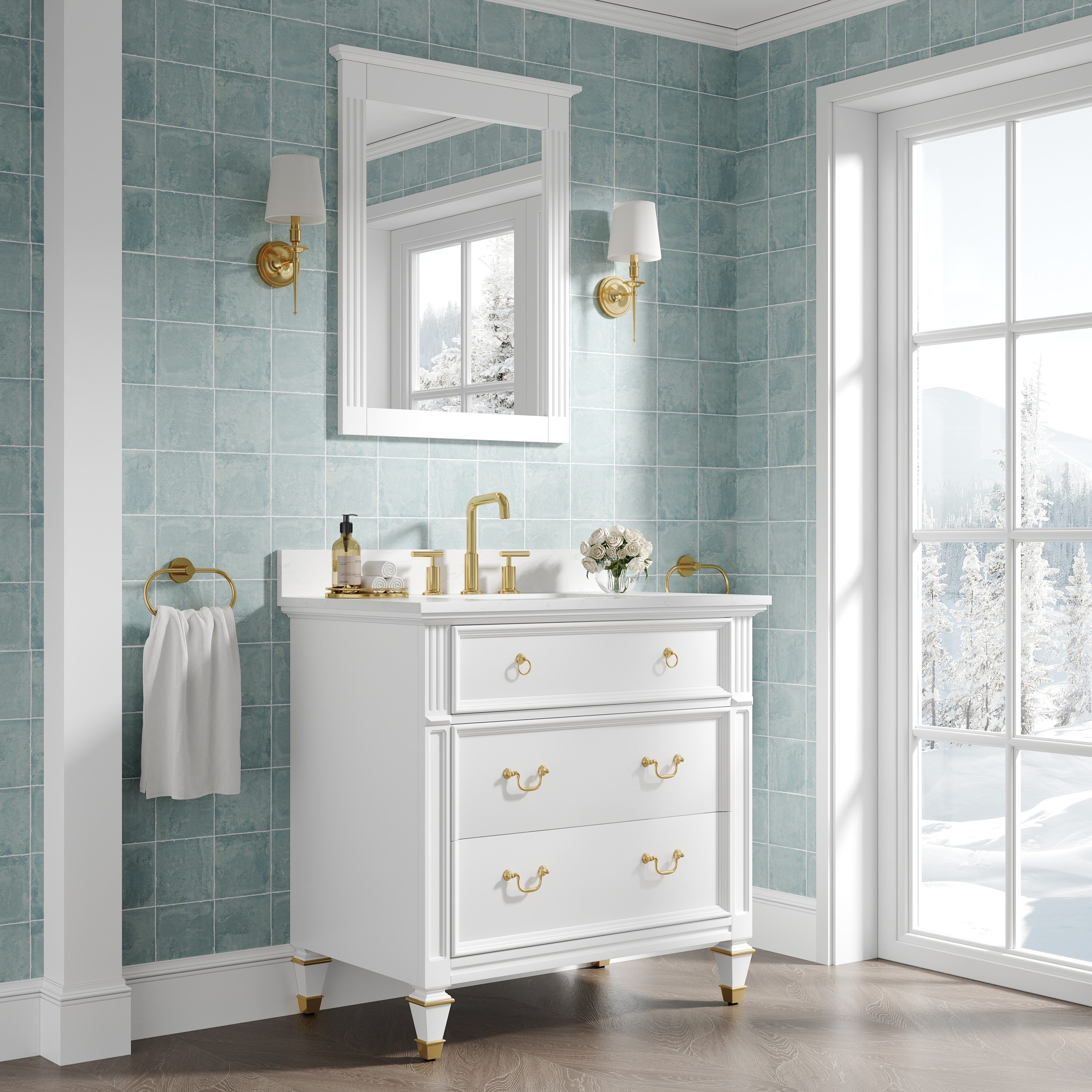 Forclover MF02-36WT Bath-Vanity-Combo - View #13