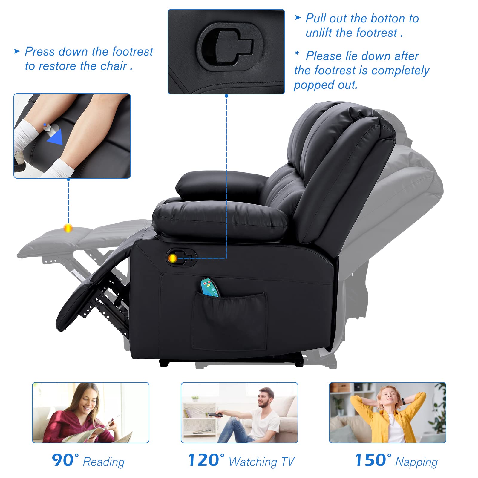 AECOJOY 13050BK-LS01 Sofas-Loveseats - View #4