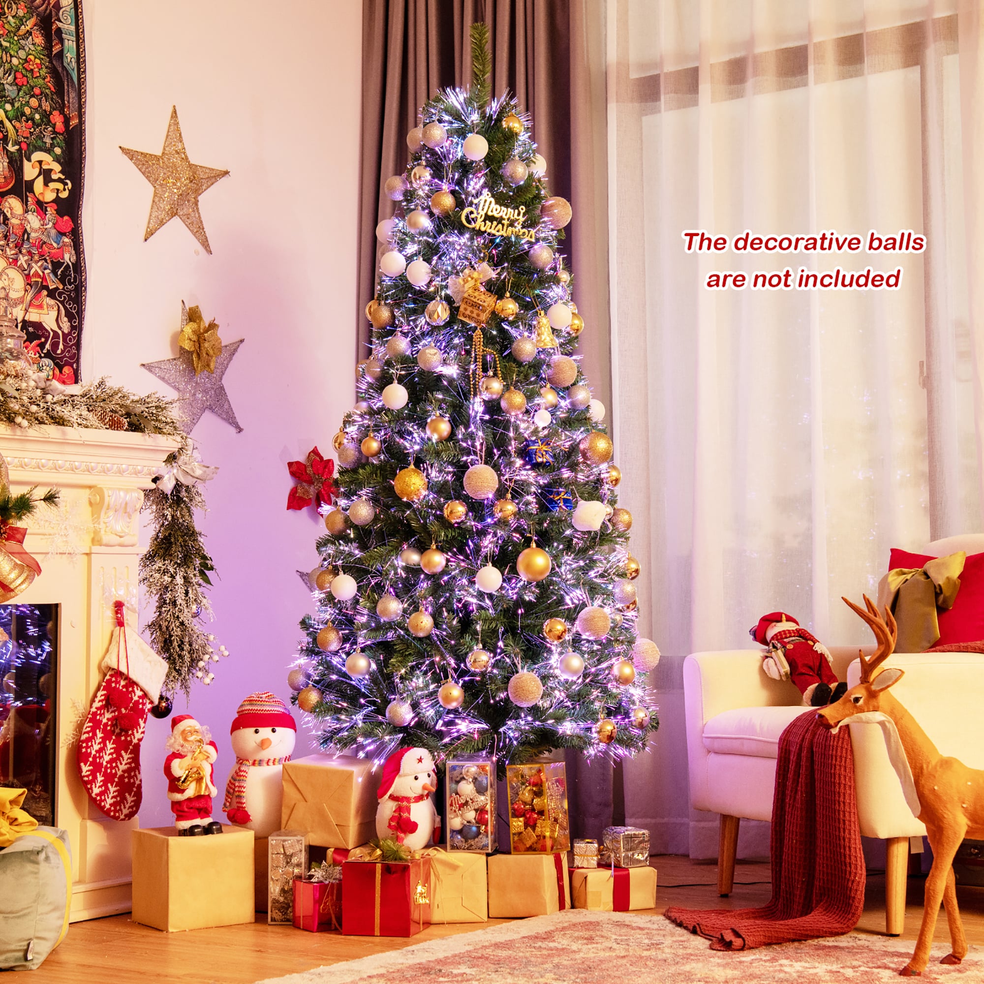 Costway CM23733US Artificial-Christmas-Trees - View #6