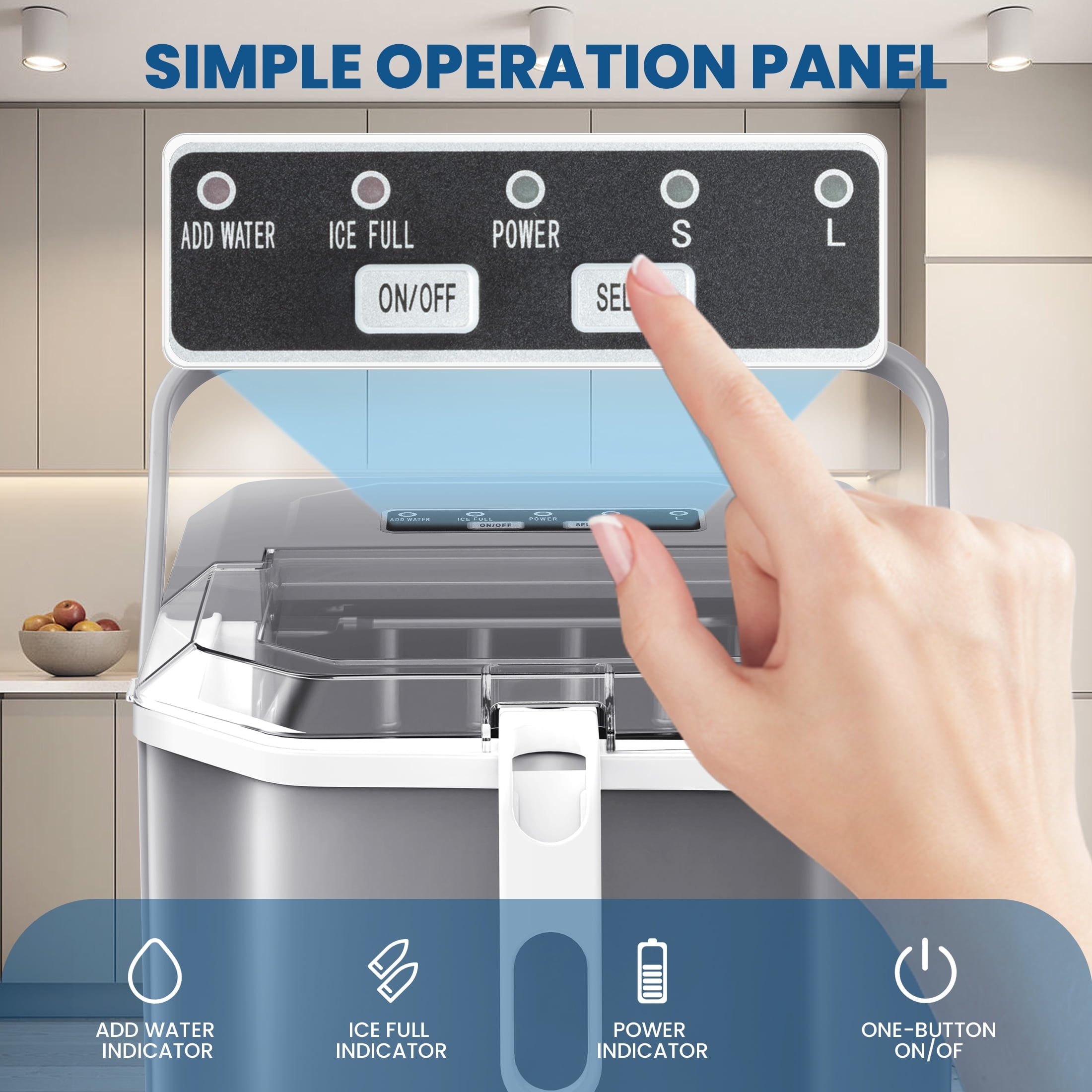 COWSAR Z5822G-GREY Ice-Makers - View #3