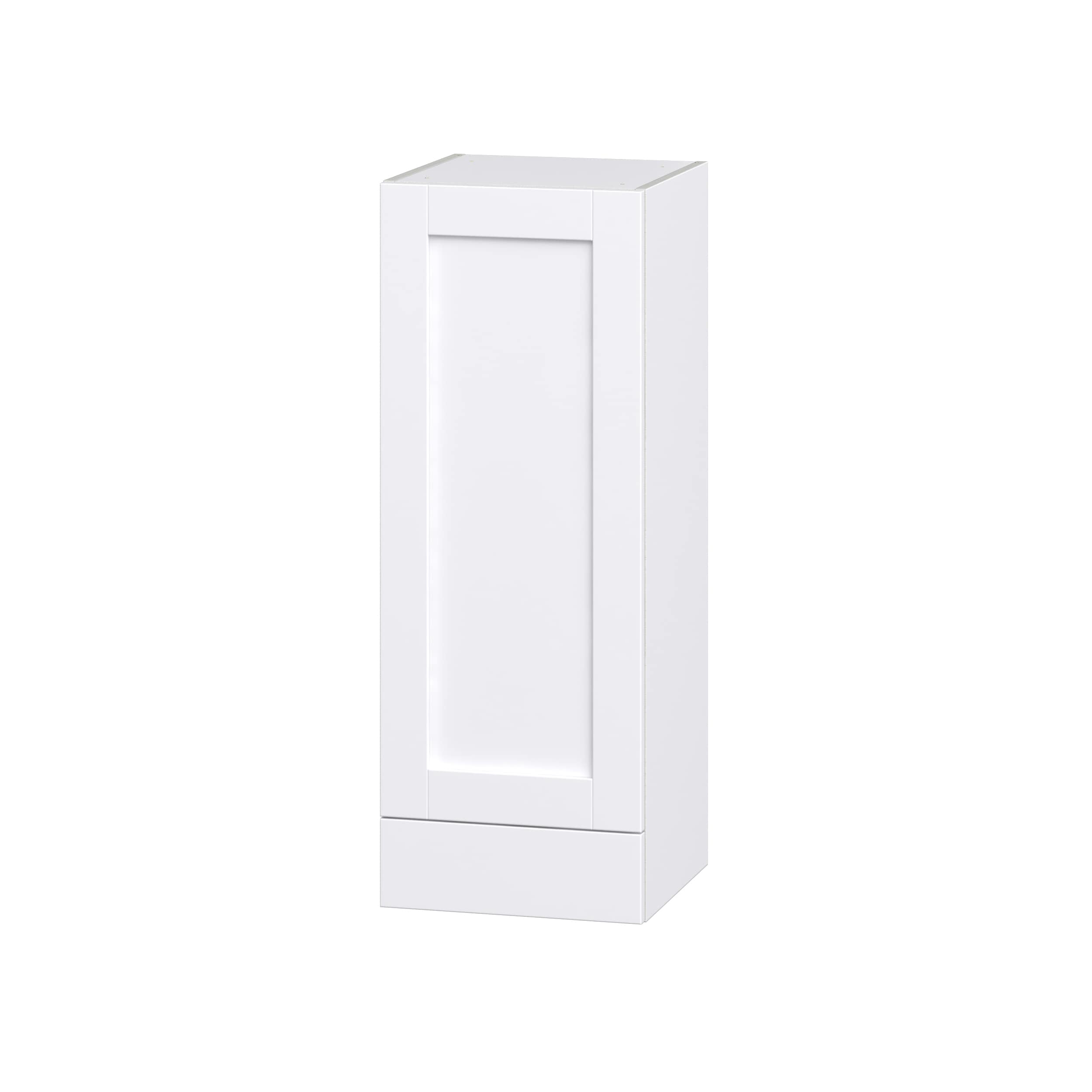 Hugo&Borg Rosemont 15-in W x 40-in H x 14-in D Glacier White 1-Drawer Wall Fully Assembled Cabinet (Recessed Panel Shaker Style)