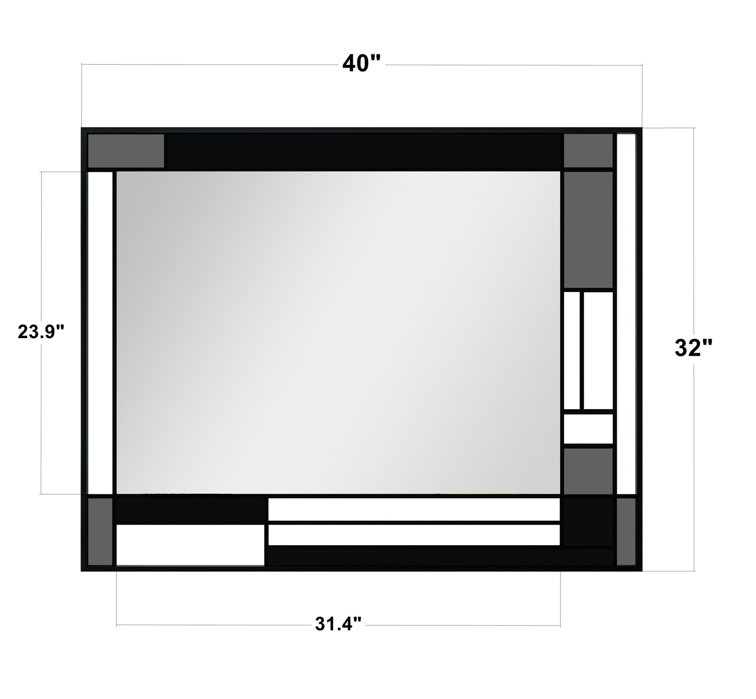 waterpar WPLO-2273 Framed-Bath-Mirrors - View #5