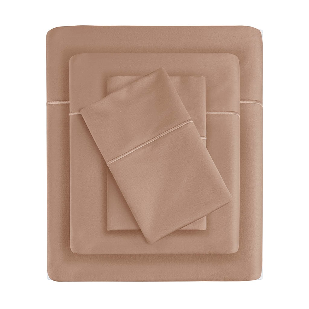 Gracie Mills GRACE-6008-02PM Noelia 600 Thread Count Cotton Sheet Set
