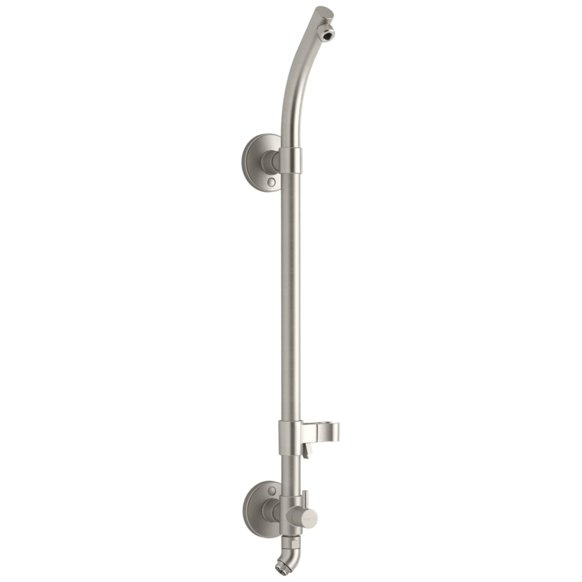 KOHLER 45906-BN HydroRail-S Vibrant Brushed Nickel 27-in Universal Shower Slide bar
