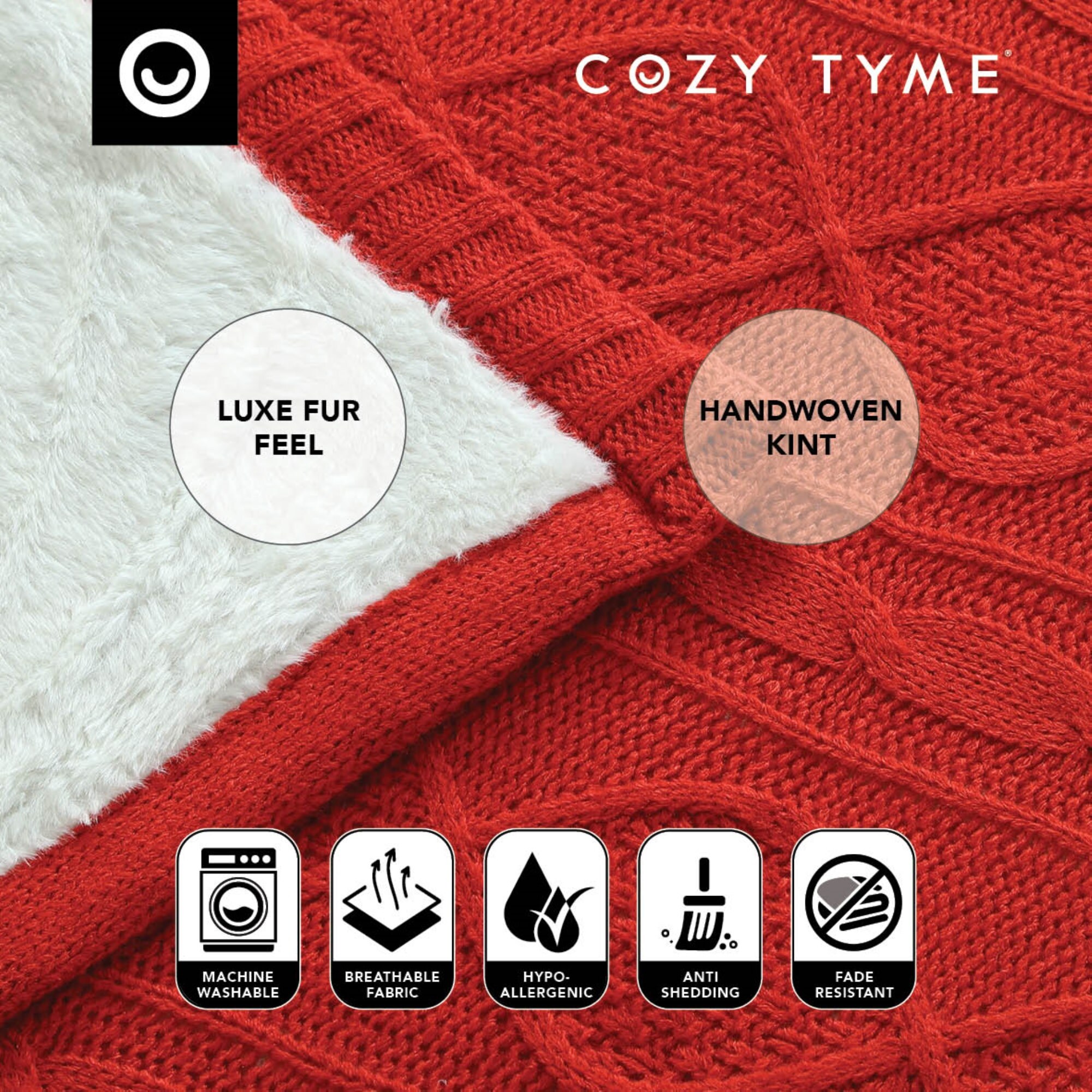Cozy Tyme T176-30RDC-LS Blankets-And-Throws - View #4