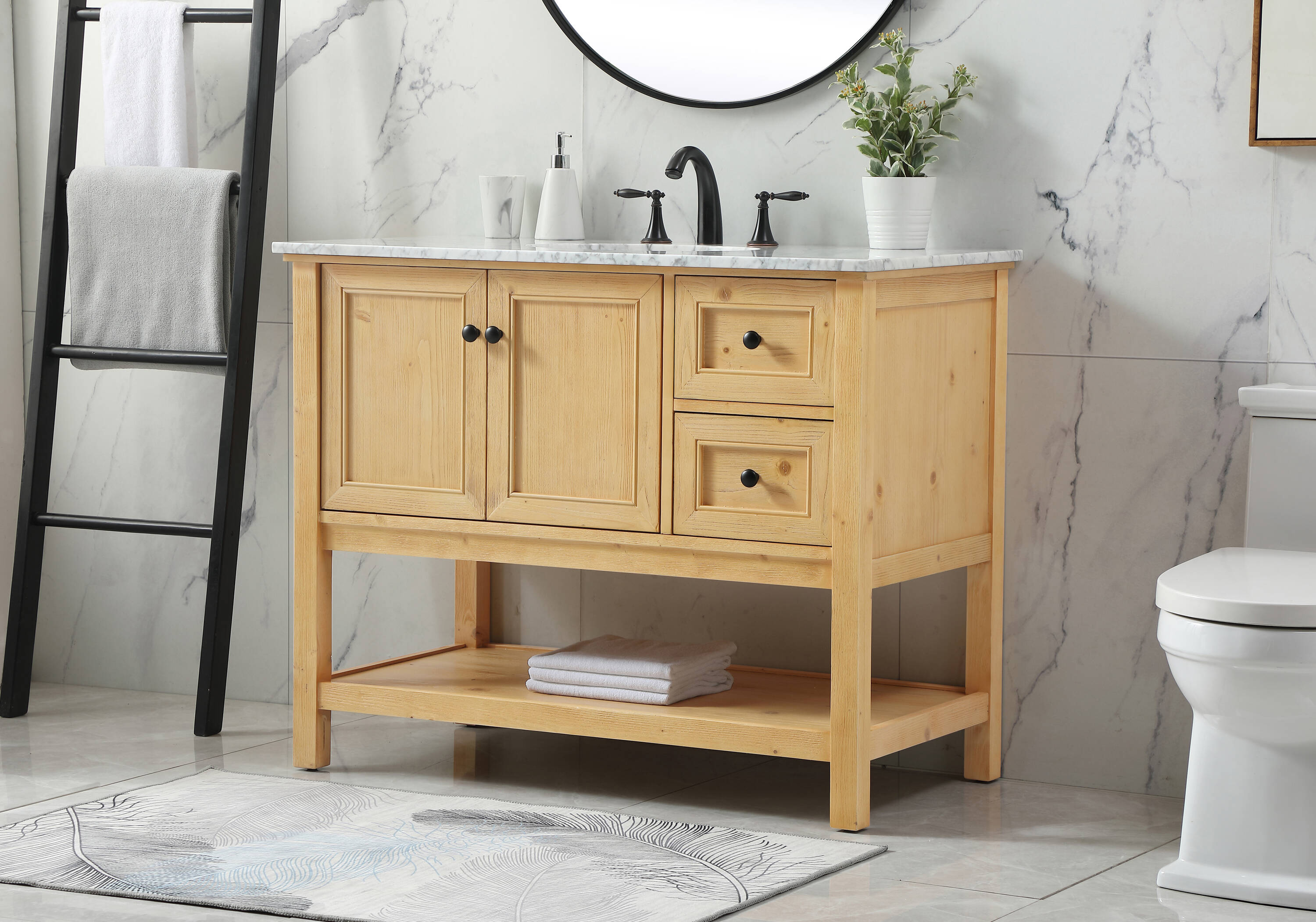 Elegant Decor HF81126NW Bath-Vanity-Combo - View #3