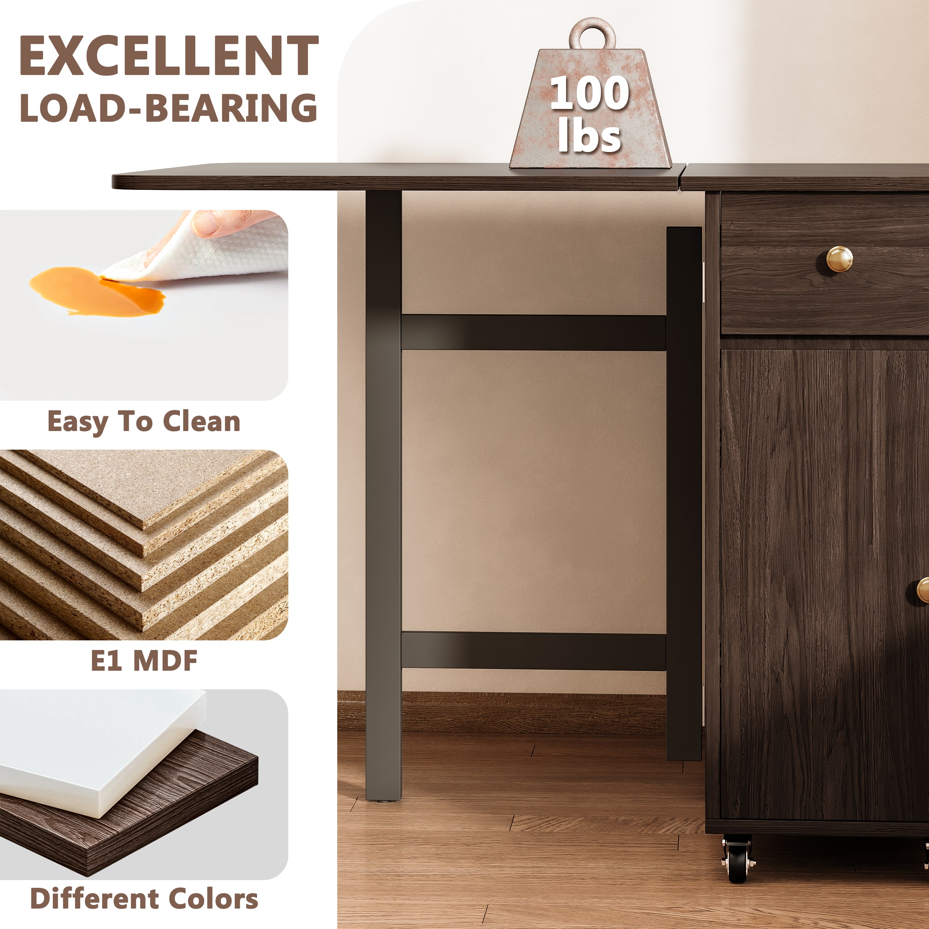 ATJafurn ATJ-DT002 Folding-Tables - View #6